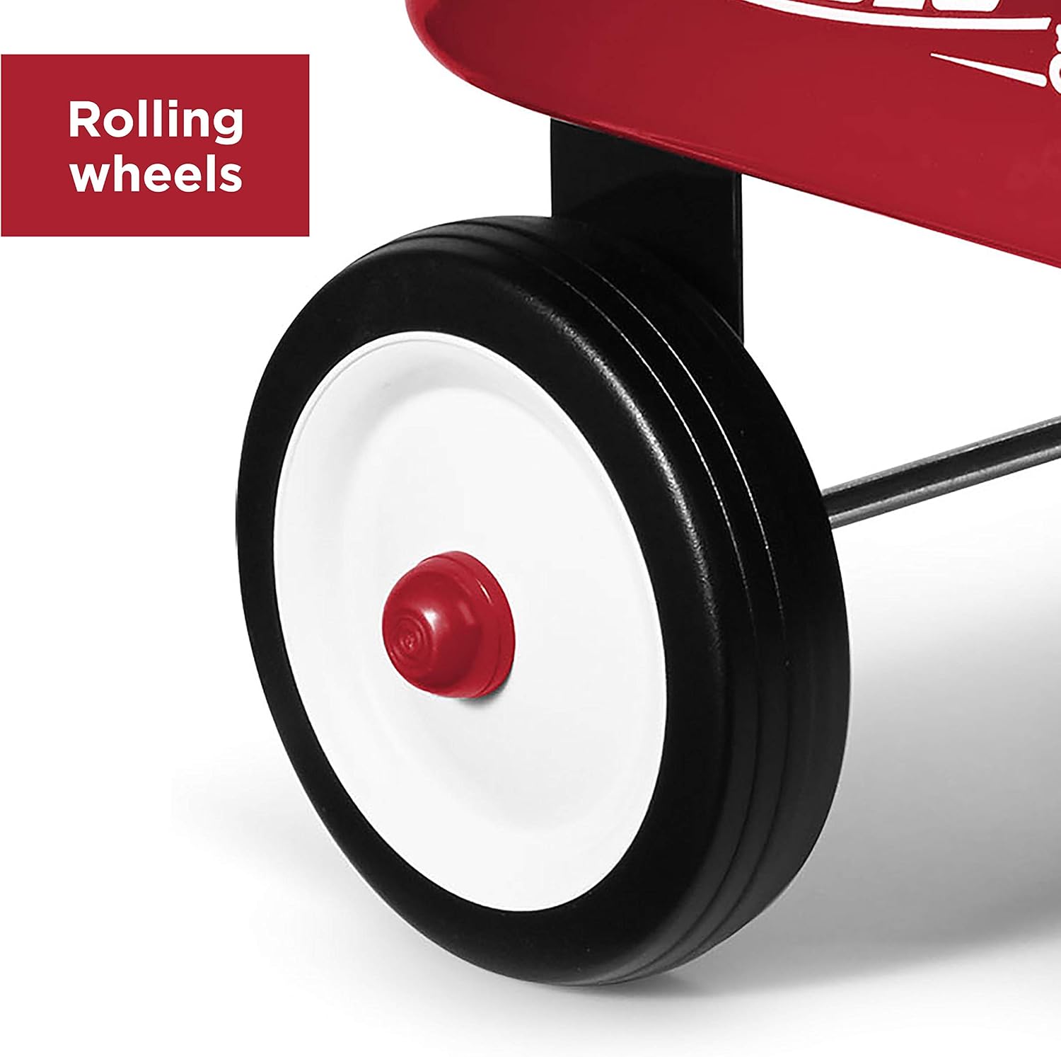 Radio Flyer Mini Classic Red Wagon for Kids, 12.5" Toy Wagon Ages Aged 1.5+ | Play-Size Version of the Classic, Durable Rolling Wheels & Steel Body, Working Handle, Toys, Crafts & Gift Displays