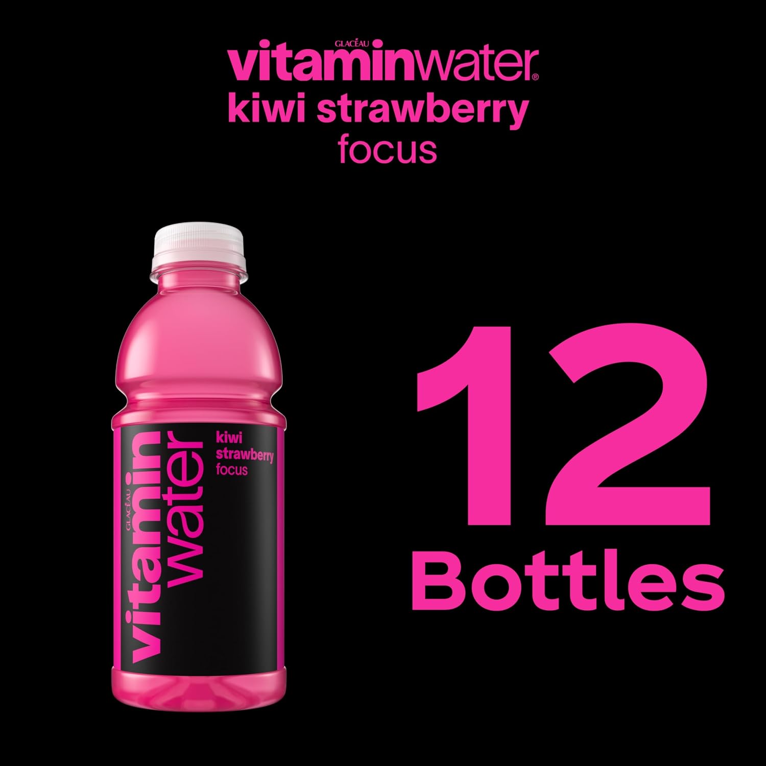 vitaminwater Refresh Tropical Mango, Flavored Water Beverage Bottles, 20 fl oz, 12 Pack