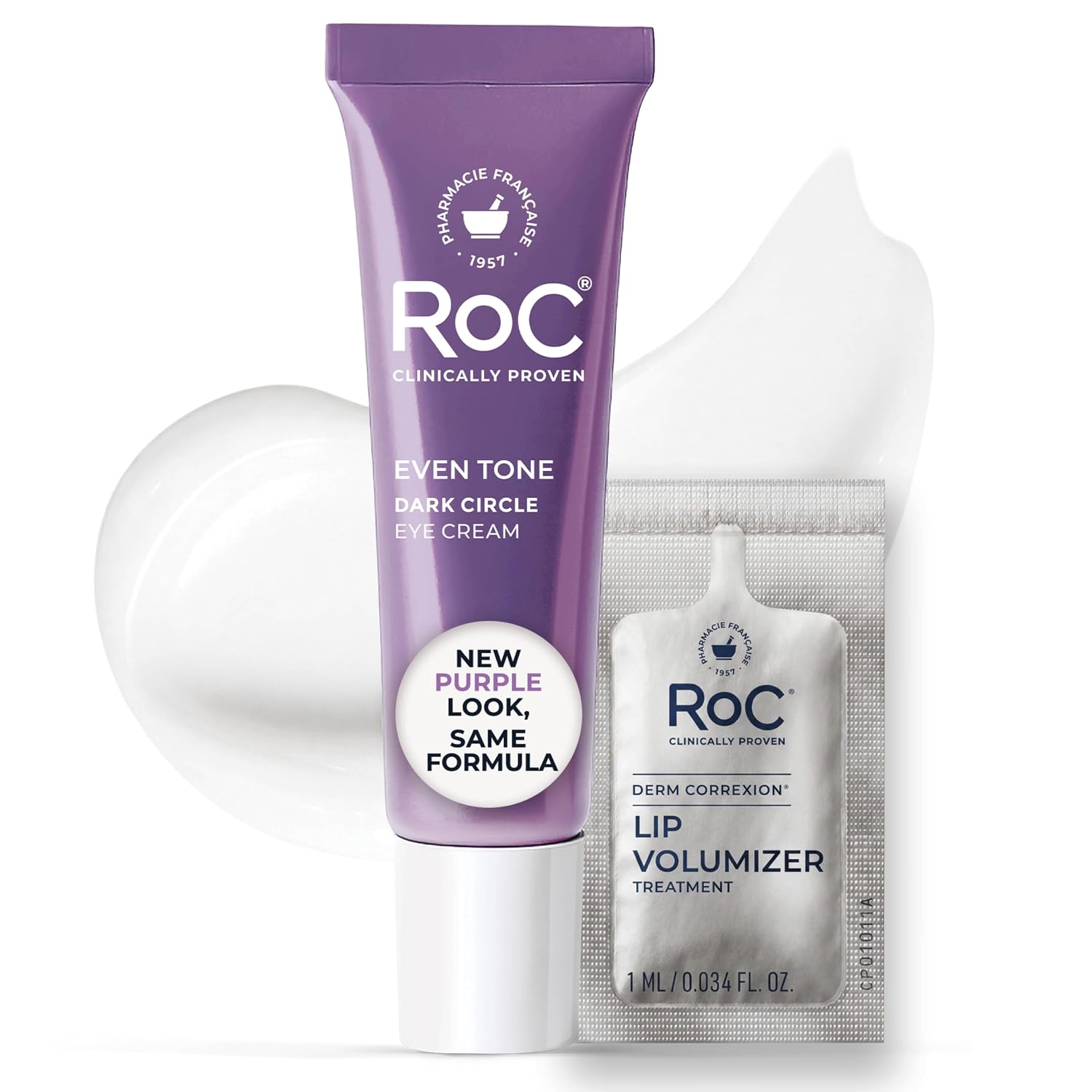 RoC Brightening 5 in 1 Eye Cream Multi Correxion Even Tone + Lift, 0.5oz | 0.5 oz Under eye cream for under eye bags & dark circles