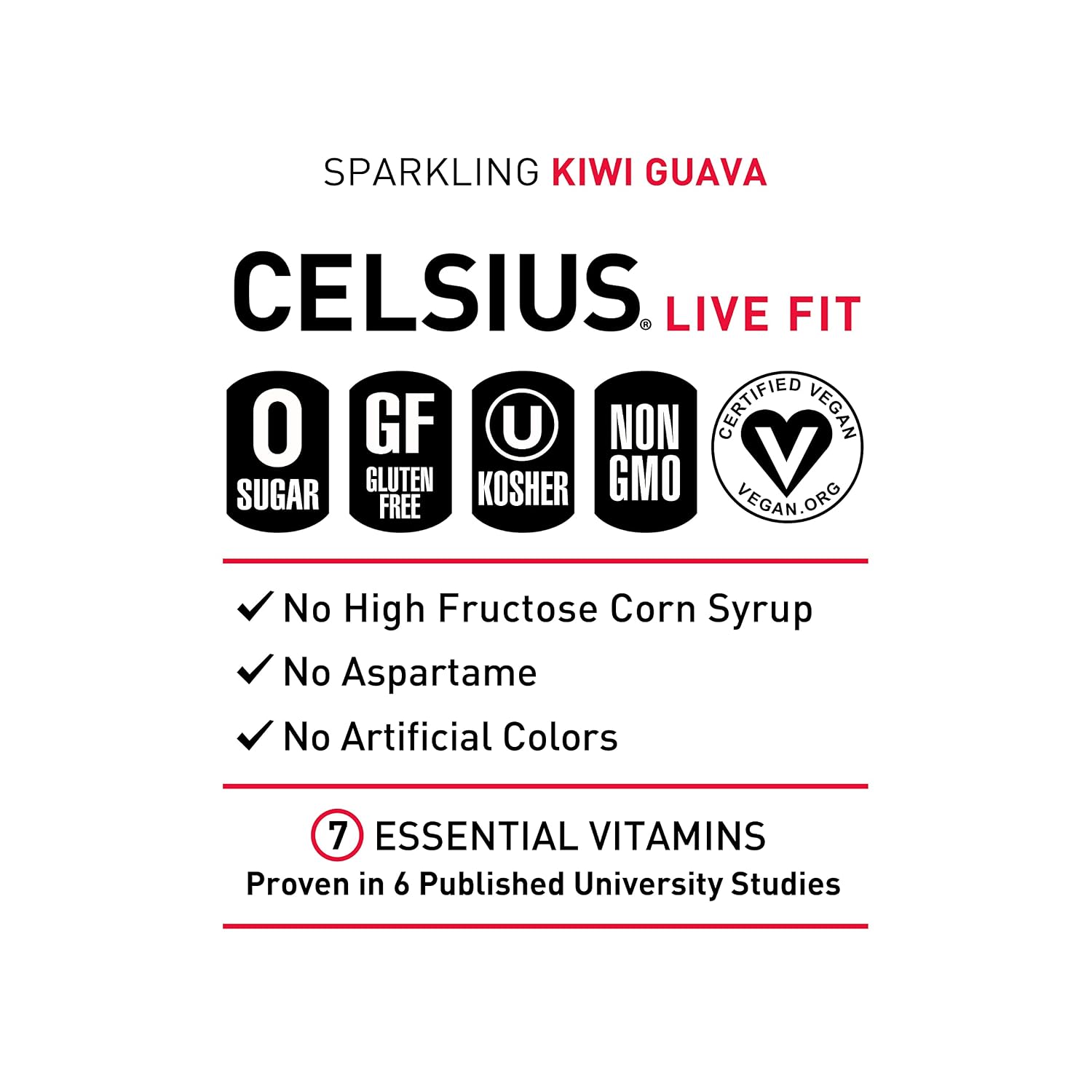 CELSIUS Sparkling Orange, Sugar Free Energy Drink, 12 Fl Oz (Pack of 4)