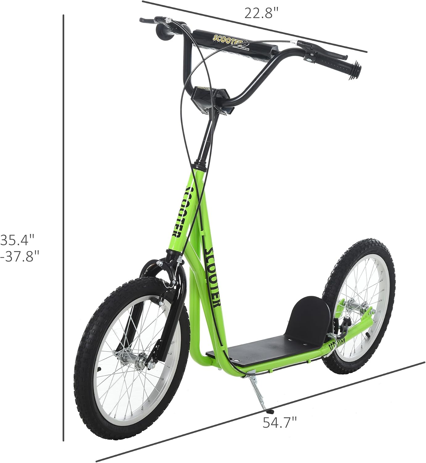 Aosom Youth Scooter Max Load 220 LBS Kids 5+
