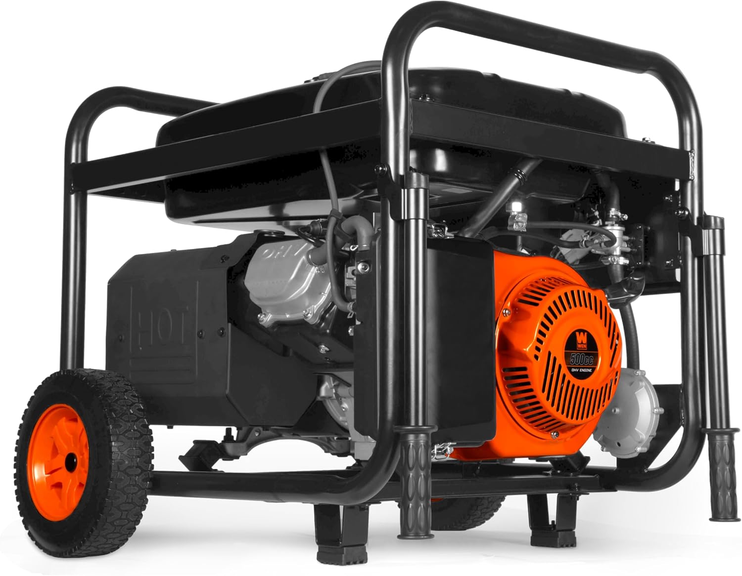 WEN 11,000-Watt 120V/240V Dual Fuel Portable Generator with Wheel Kit and Electric Start (DF1100T)