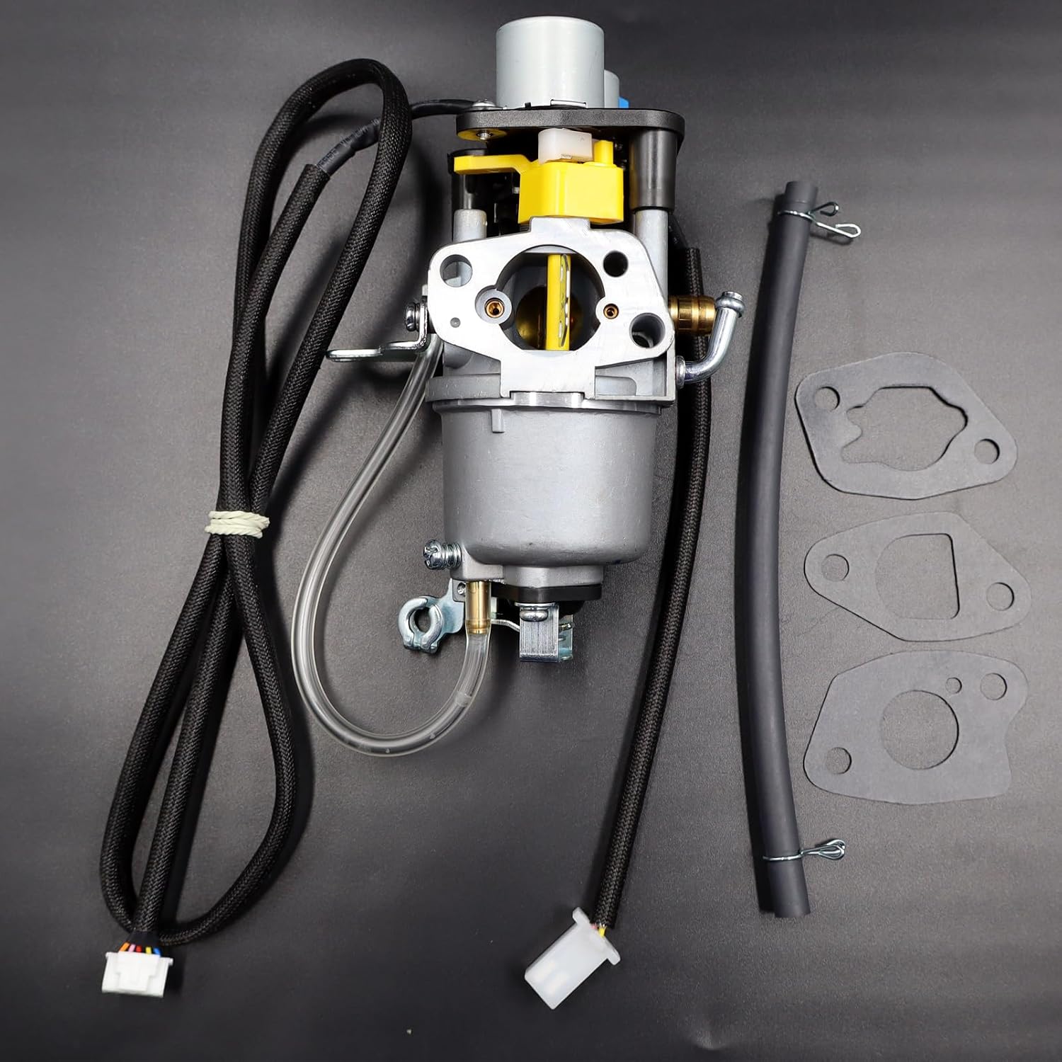 Huayi OEM Carburetor Compatible with Predator Dual Fuel Inverter Generator | 5000-Watt 71367 70143 Replacement Carb kit