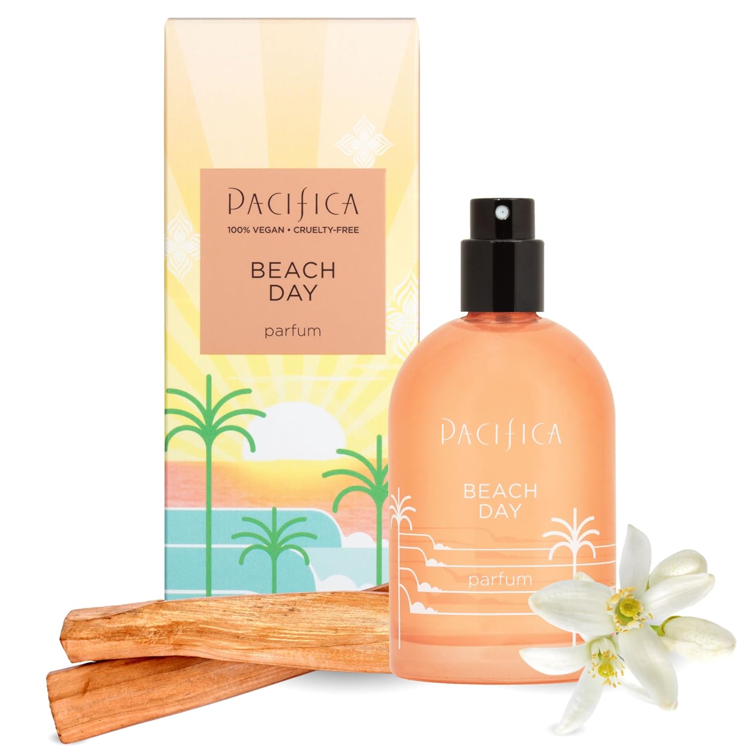 Pacifica Tuscan Blood Orange Perfume Spray for Women - Vegan, Cruelty-Free, Made in USA
