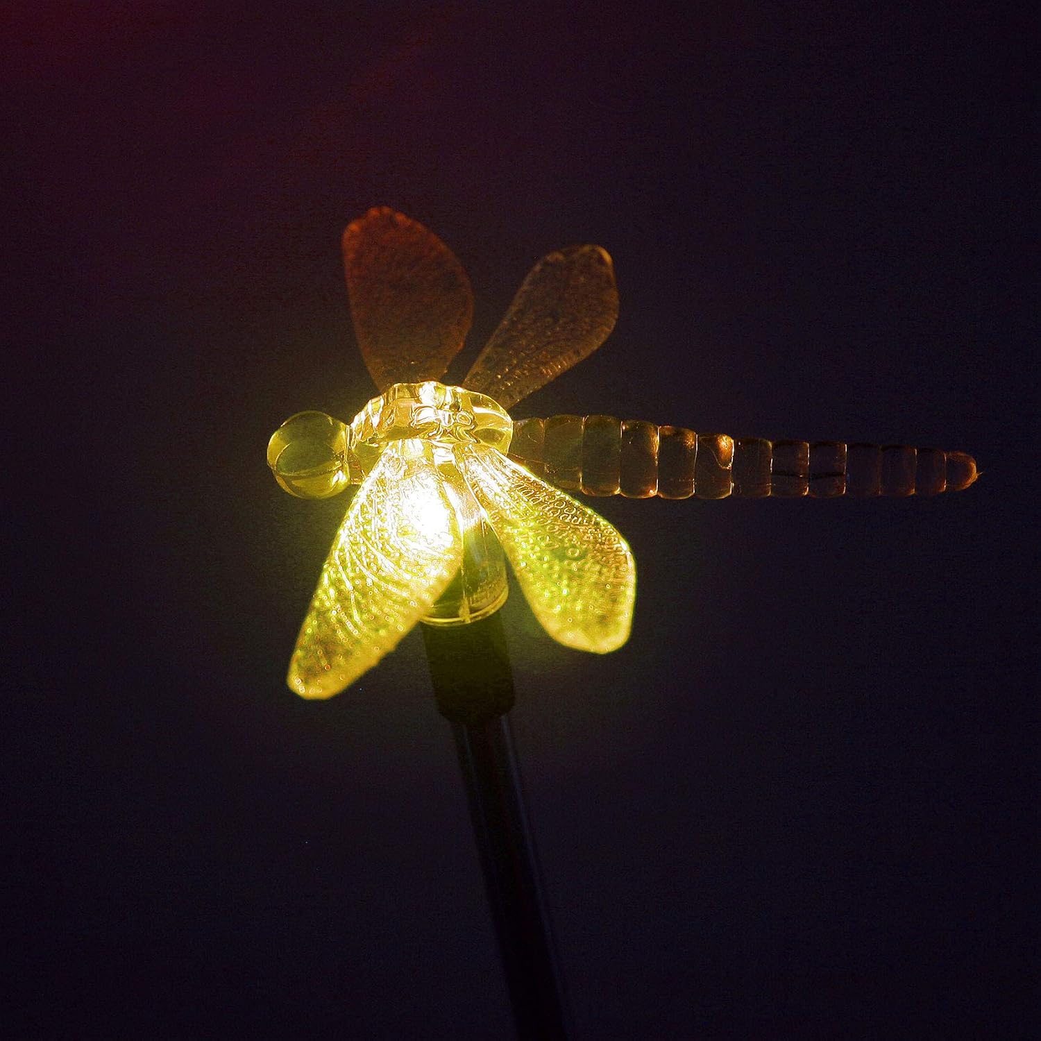 1PCS Waterproof Outdoor Solar Garden Stake Light w Color Charging