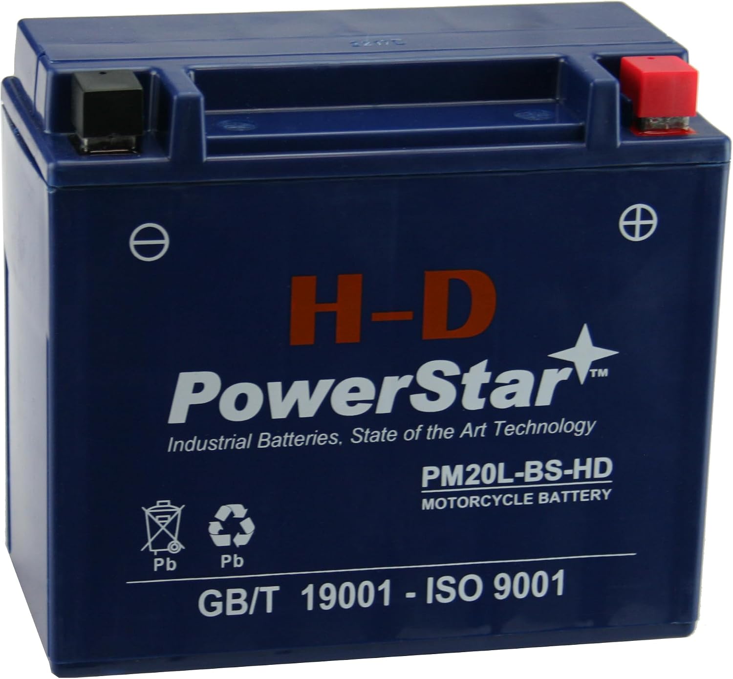 owerStar YTX20L-BS AGM Battery Compatible with Harley-Davidson, 310 CCA