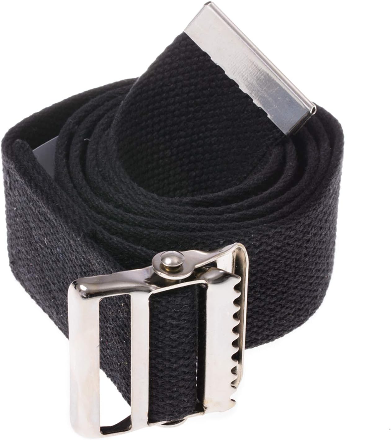 COW&COW Transfer and Gait Belt with Metal Buckle - Transfer Walking and Standing Assist Aid for Caregiver Nurse Therapist 2 inches (Beige with Stripes, 60")