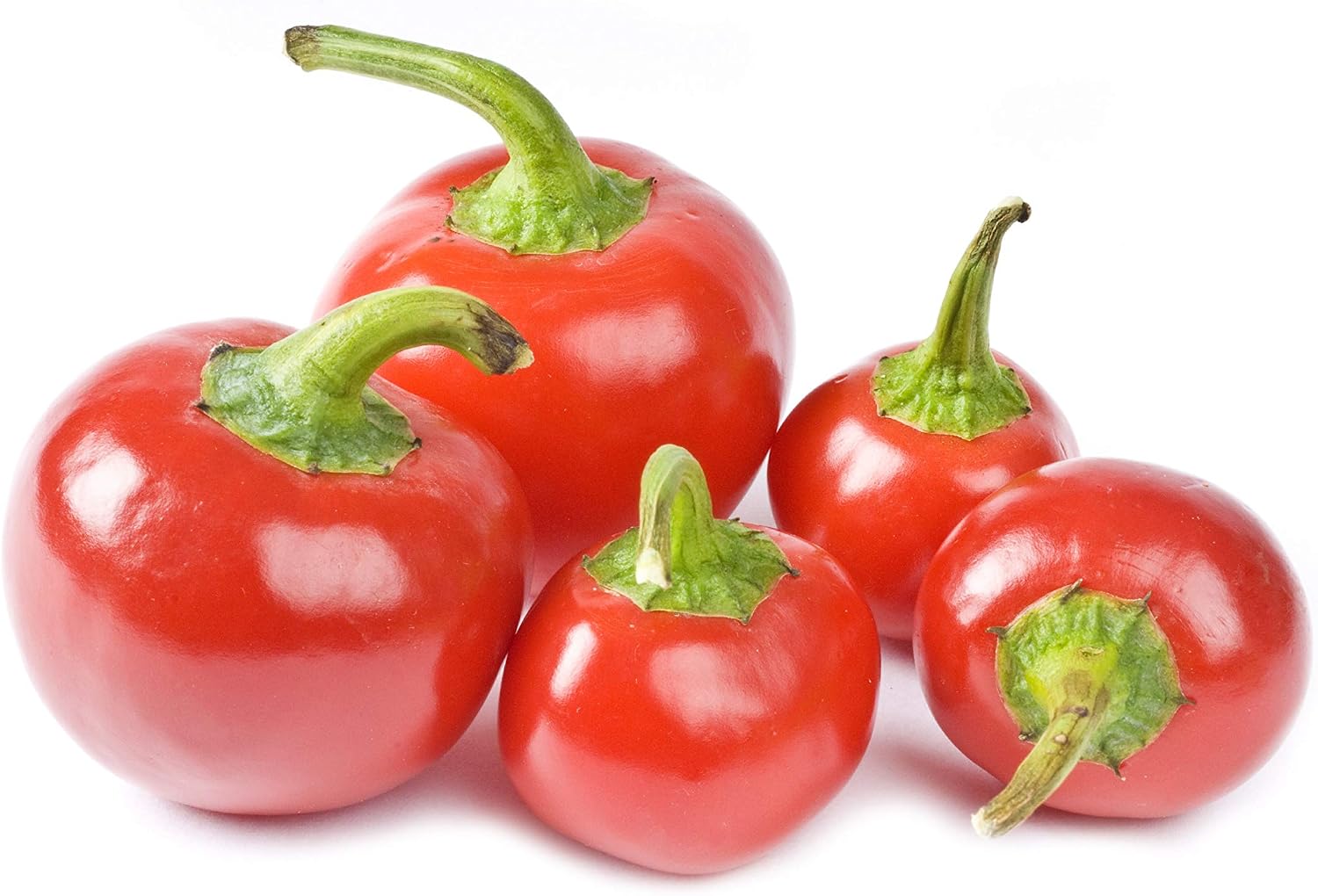 Sweet Red Cherry Pepper Seeds (Capsicum annuum) – 25+ Non GMO & Heirloom Seeds by Isla’s Garden Seeds, Compact Round Peppers for Stuffing