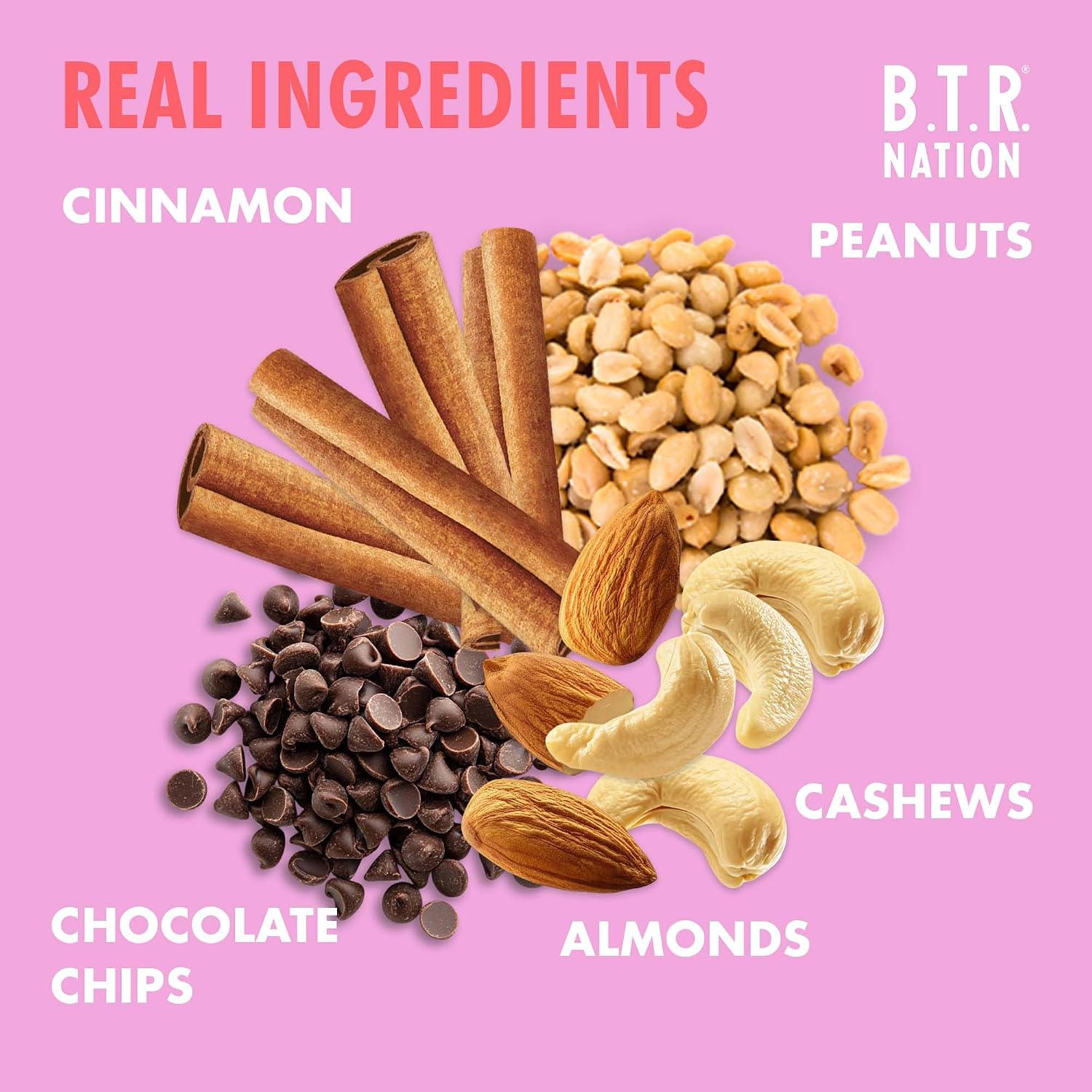 B.T.R Nation - Superfood Protein Bar Dark Chocolate - Vegan - 12 Bars