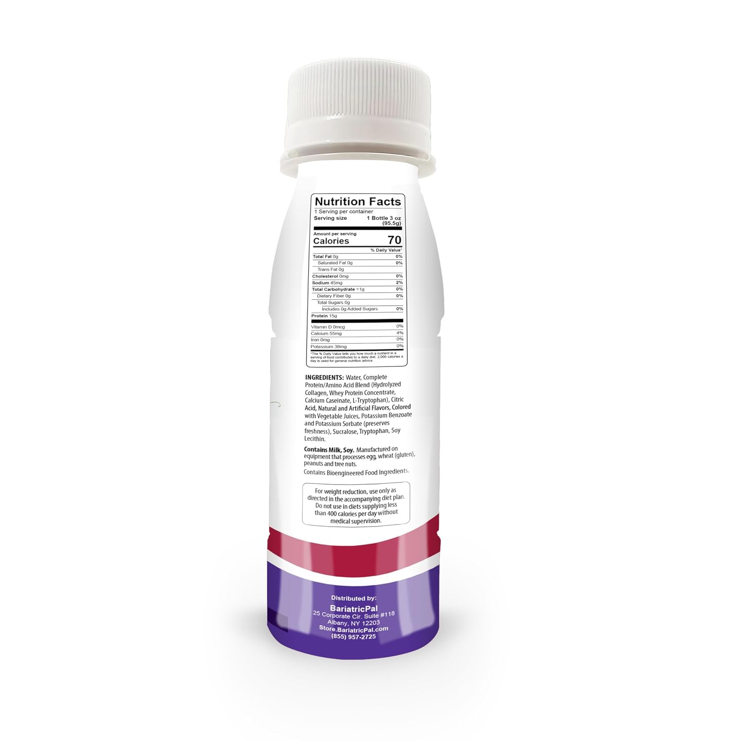 BariatricPal 15g Whey & Collagen Complete Protein Shots - Cran Grape