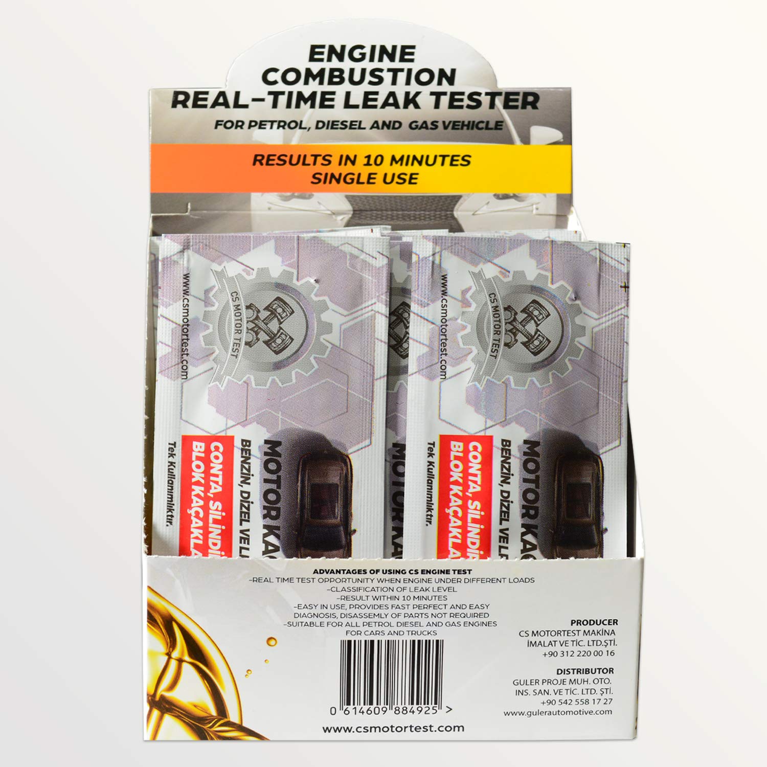 CS Engine Combustion REAL-TIME Leak Tester - Cylinder Head Gasket CO2 Head Tester - Test While Driving - Petrol Diesel Gas - Engine Under Load Head