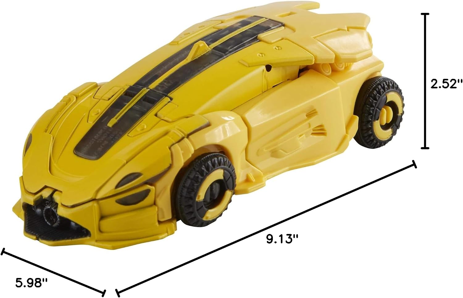 Transformers Toys Studio Series 70 Deluxe Class Bumblebee B-127 Action Figure - Ages 8 and Up, 4.5-inch, Yellow
