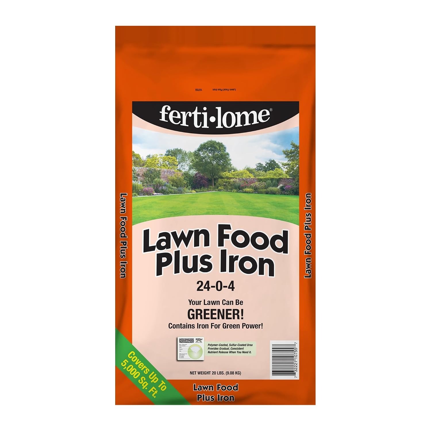 Ferti-Lome Lawn Food Plus Iron 24-0-4 5000 Sq. Ft. Granules 20 Lb.