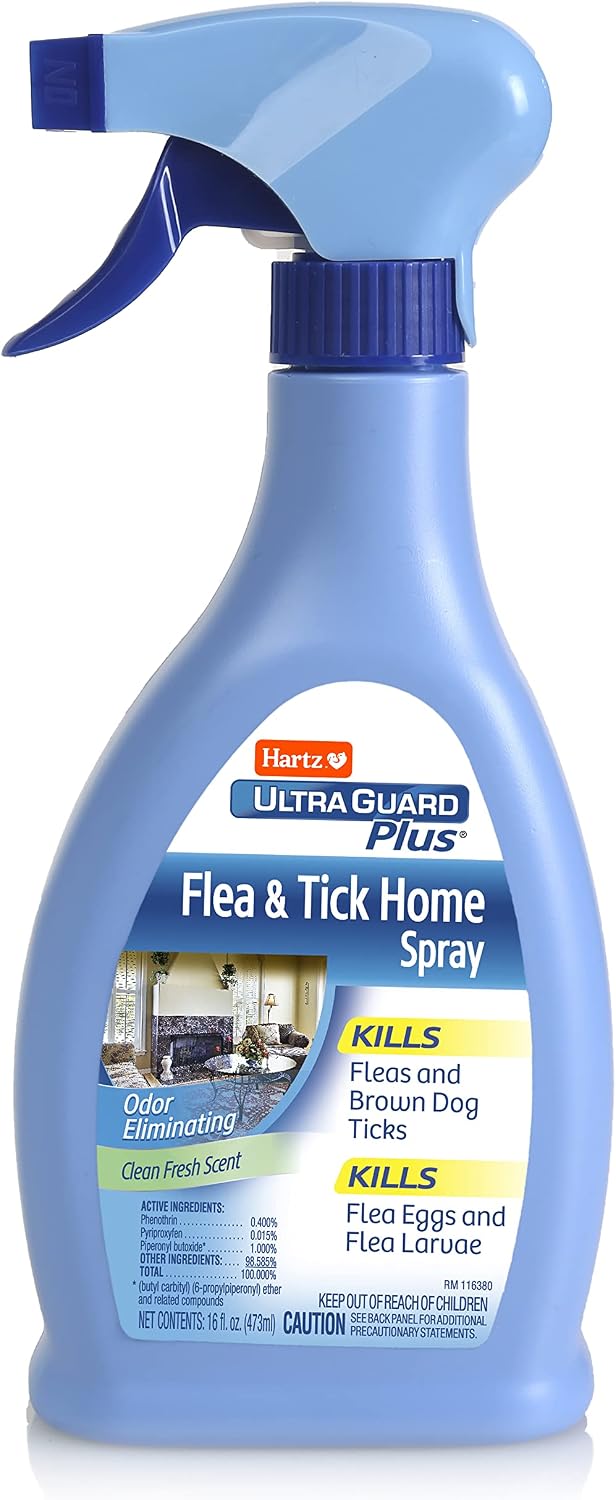 Hartz UltraGuard Plus Cat Flea & Tick Spray, 8 oz