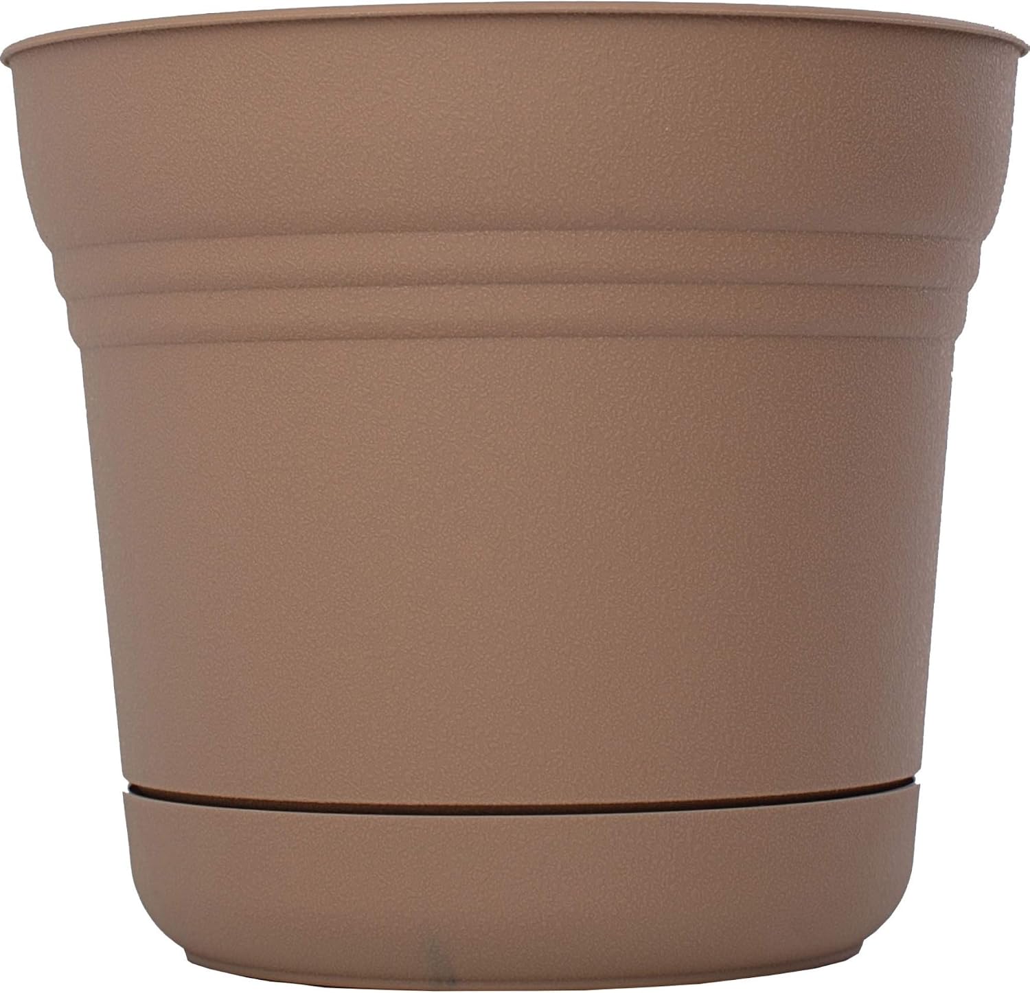 Bloem Saturn Planter with Saucer, 10", Calypso (SP1027)