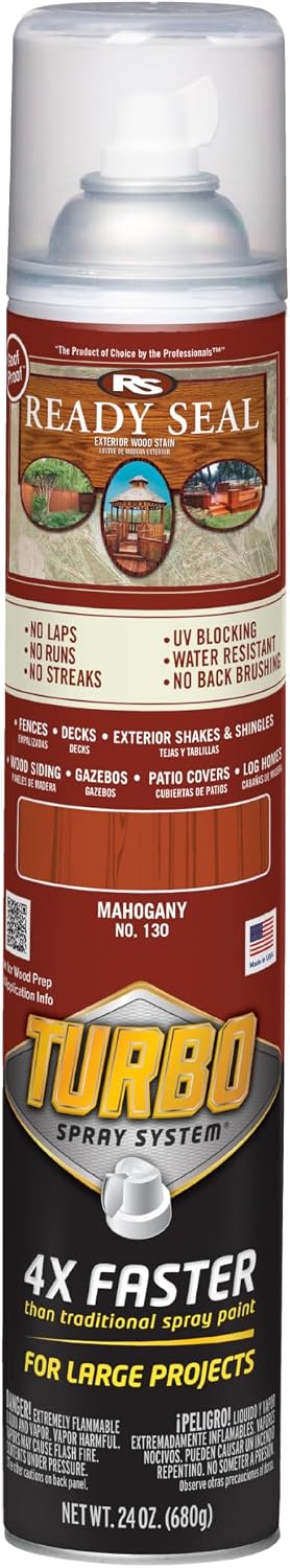 Ready Seal 7966104 5 gal Pail Exterior Wood Stain & Sealer, Light Oak