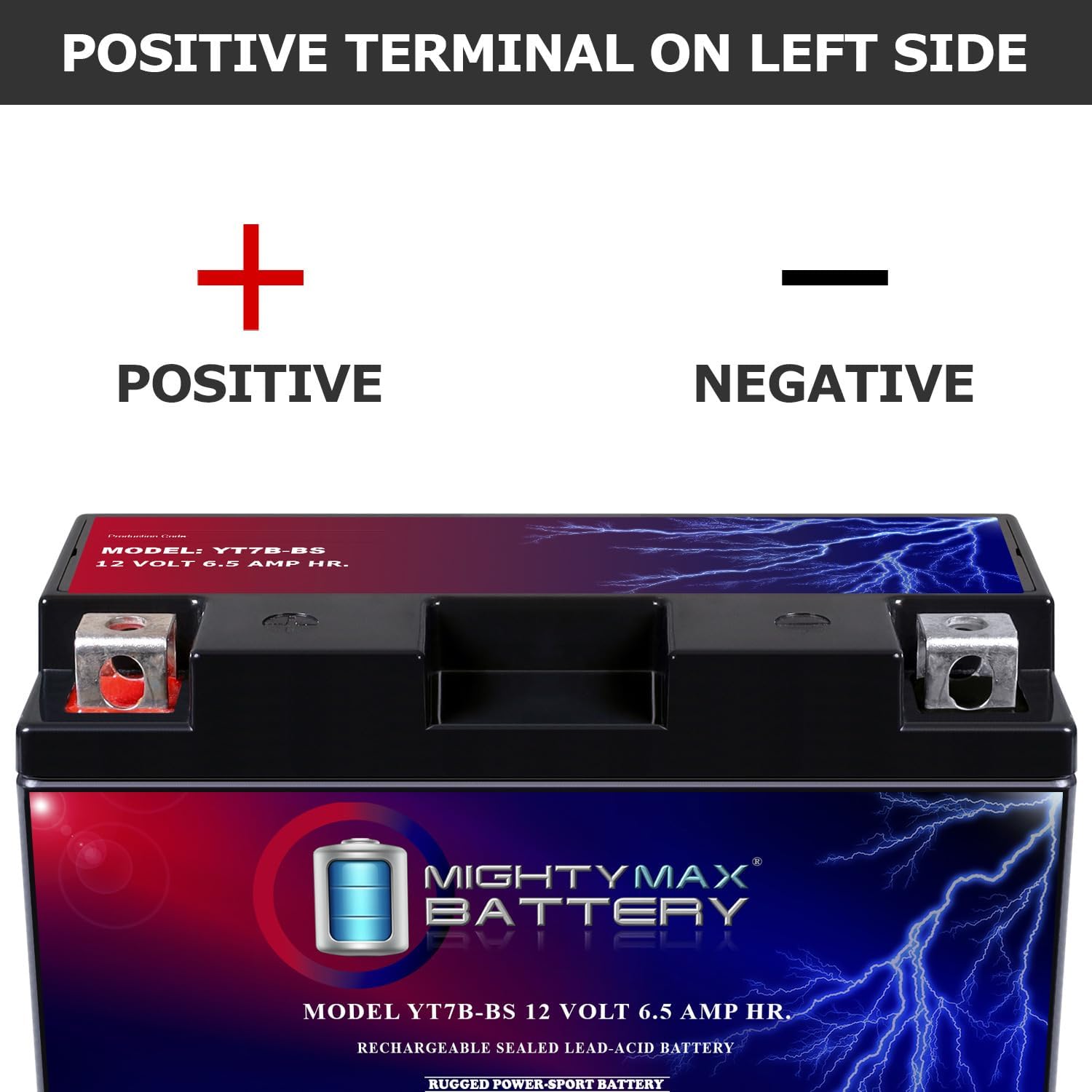 Mighty Max Battery YTZ12S -12 Volt 11 AH, 210 CCA, Rechargeable Maintenance Free SLA AGM Motorcycle Battery