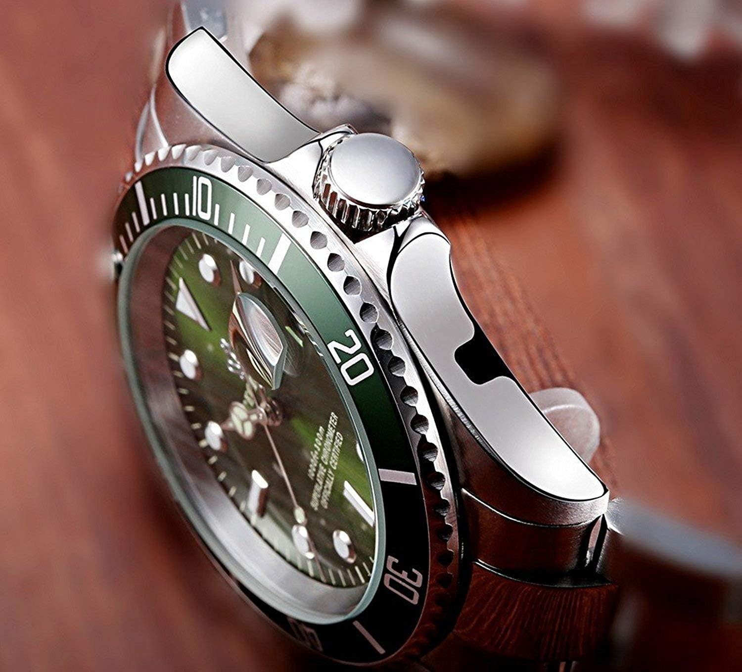 Reginald Men's Diver-Inspired Quartz Watch Sapphire Crystal 40mm