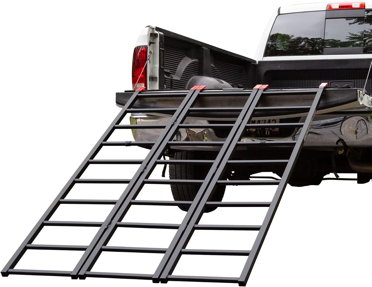 6' 3" ATV Loading Ramp for Truck/Trailer, 1,000 lb, Folding, Black Widow