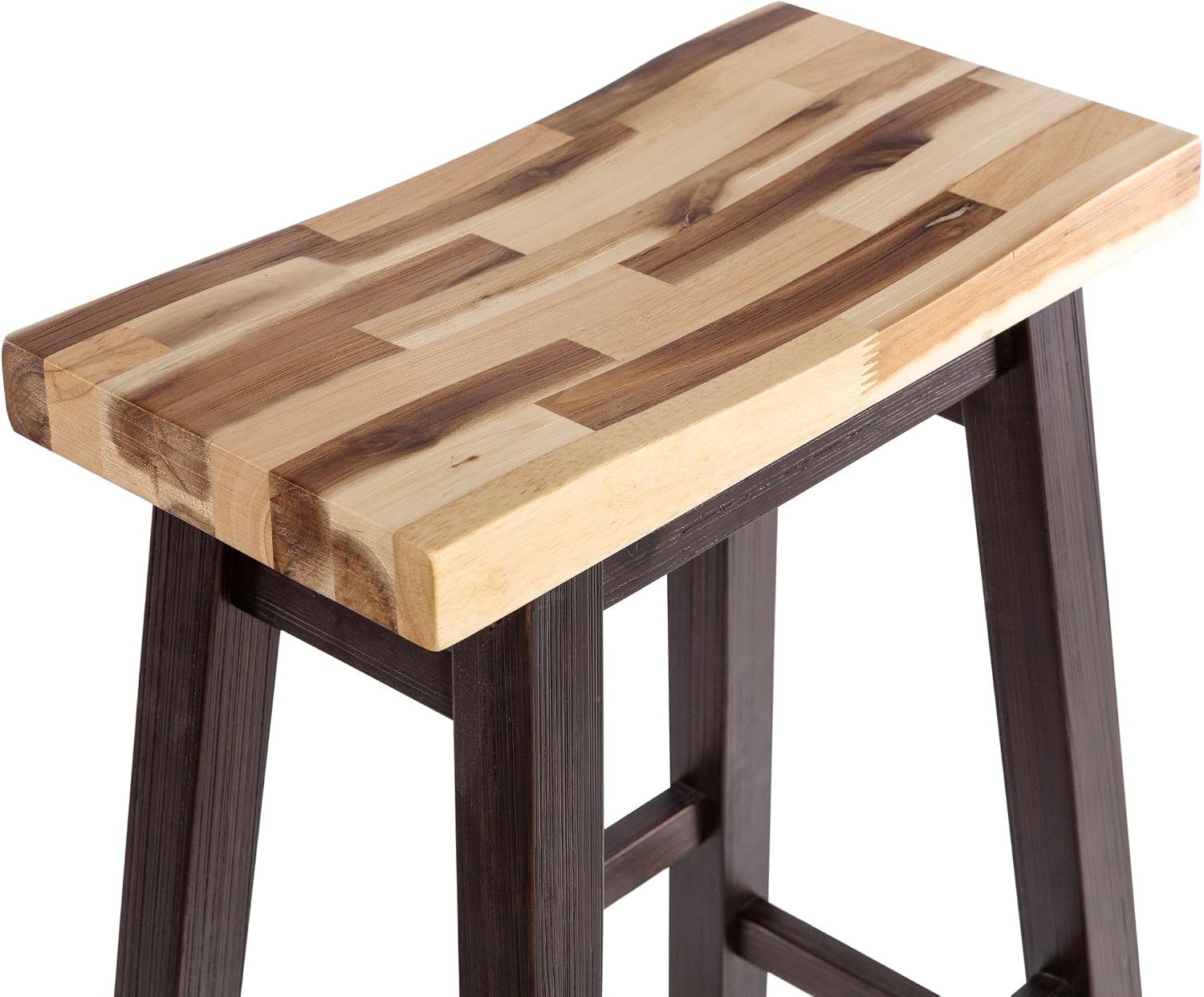 Boraam Sonoma Saddle Stool, Chestnut