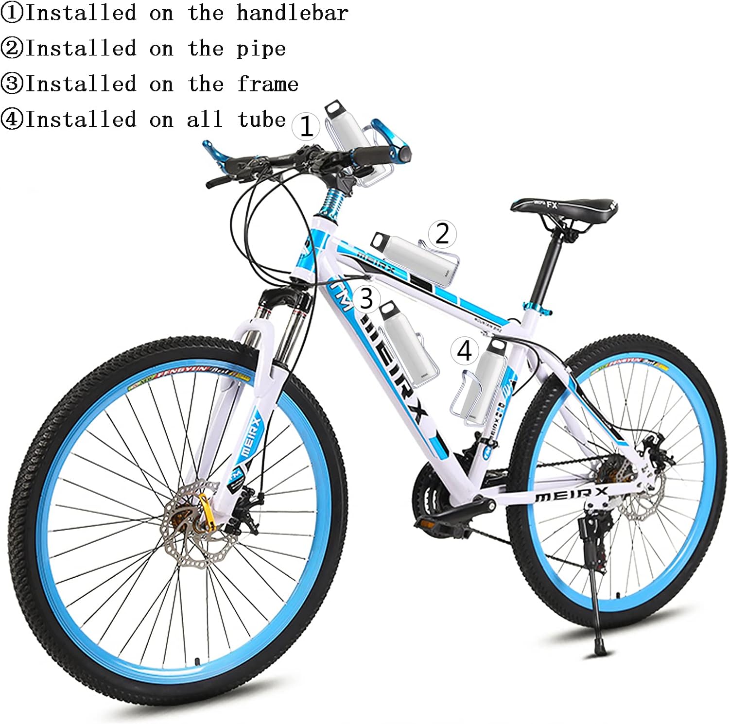 Aluminum Alloy Biking Bicycle Water Bottle Cage Holder, Cycling Bike Water | Bottle Cage