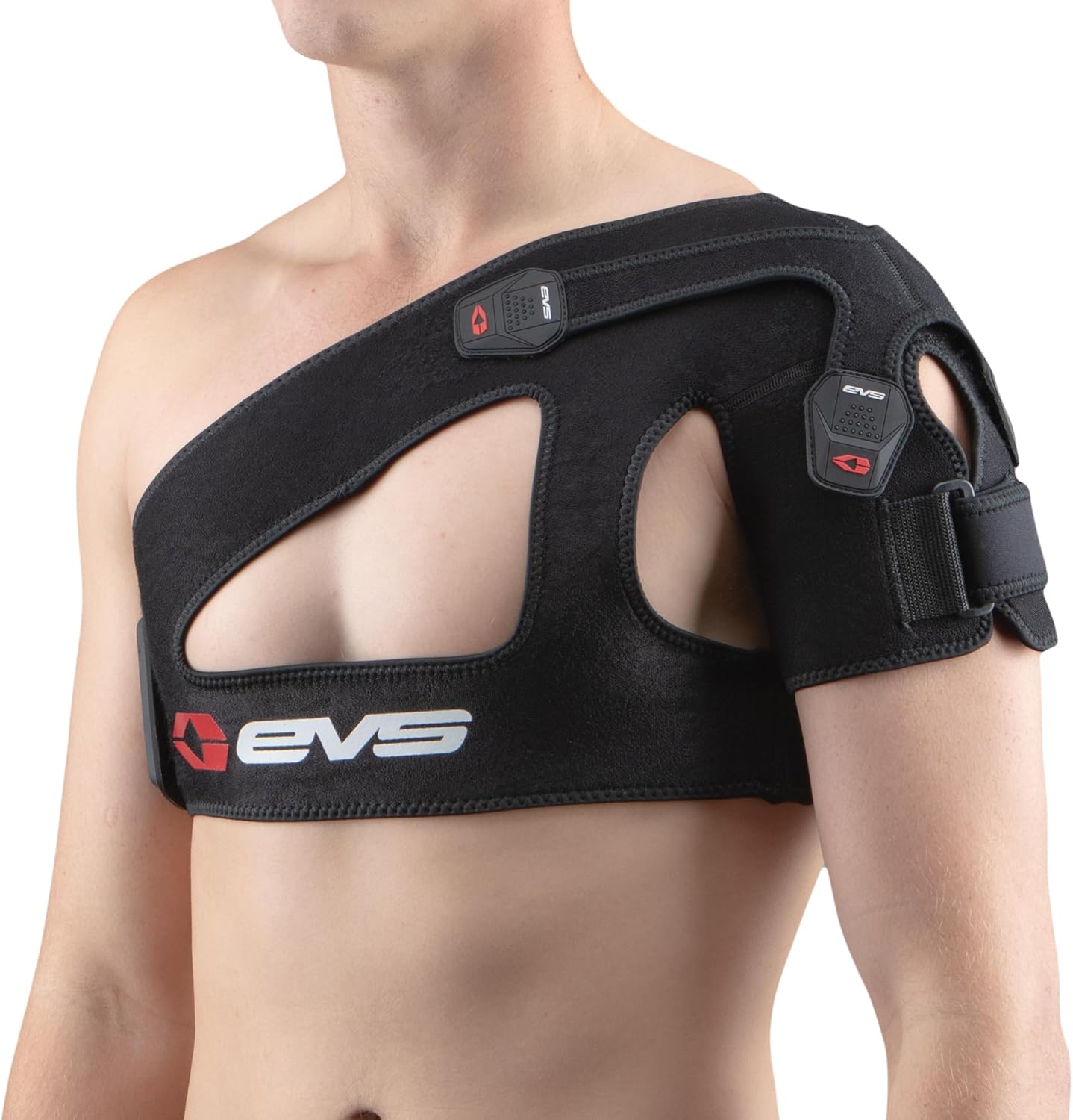 EVS SPORTS SB03 Shoulder Brace For Men | Superior Compression & Adjustable Breathable Support for Rotator Cuff & Past Shoulder Injuries | Extra