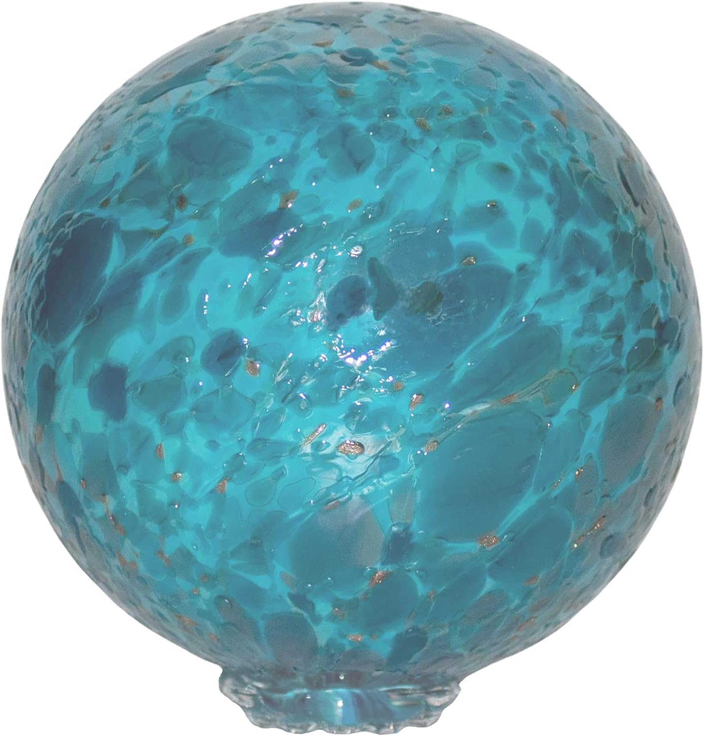 Totally Blown Glassworks Pond Float. Handmade Blown Glass, Garden Gazing Ball, Table Centerpiece