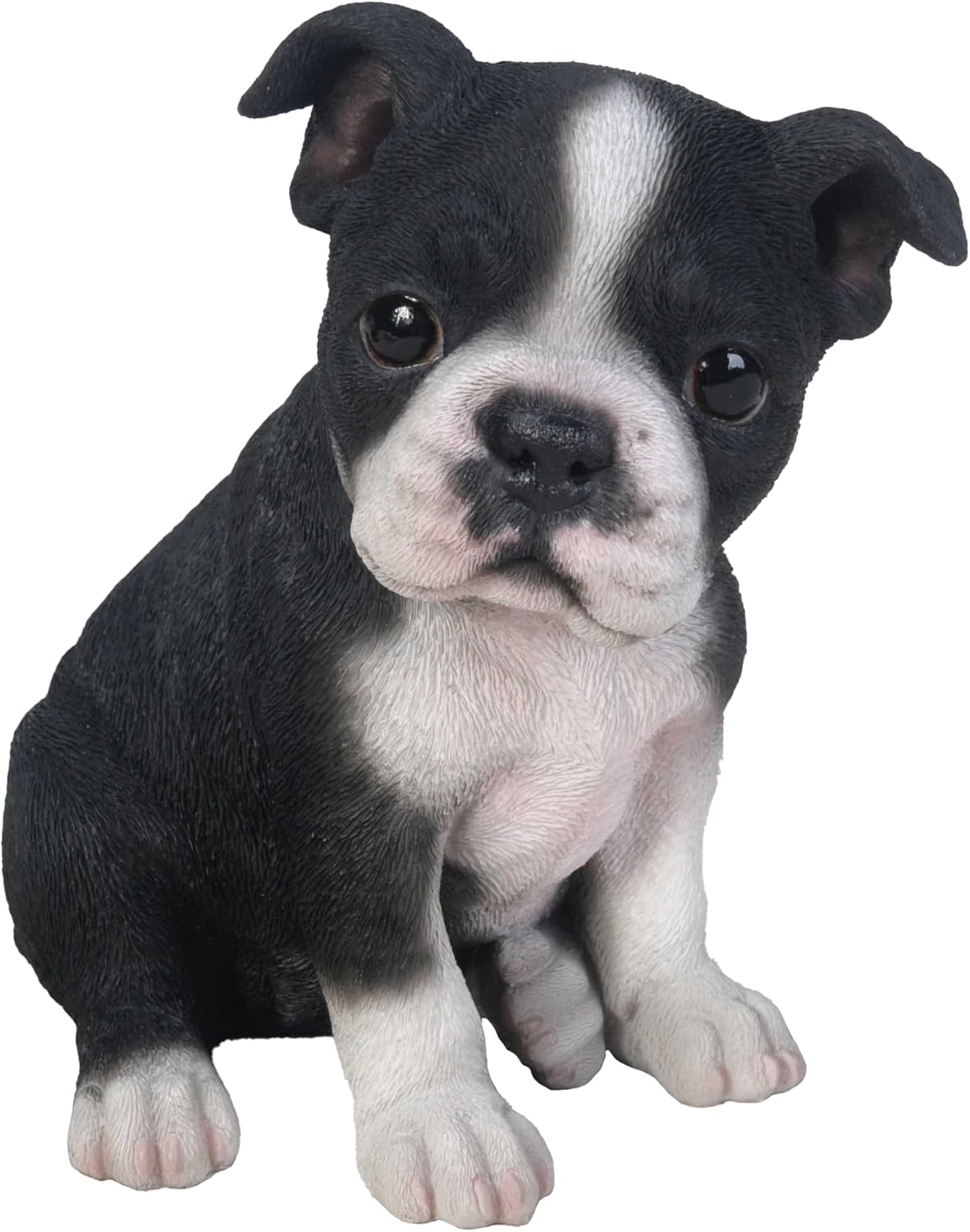 Hi-Line Gift Ltd Sitting Boston Terrier Puppy Statue