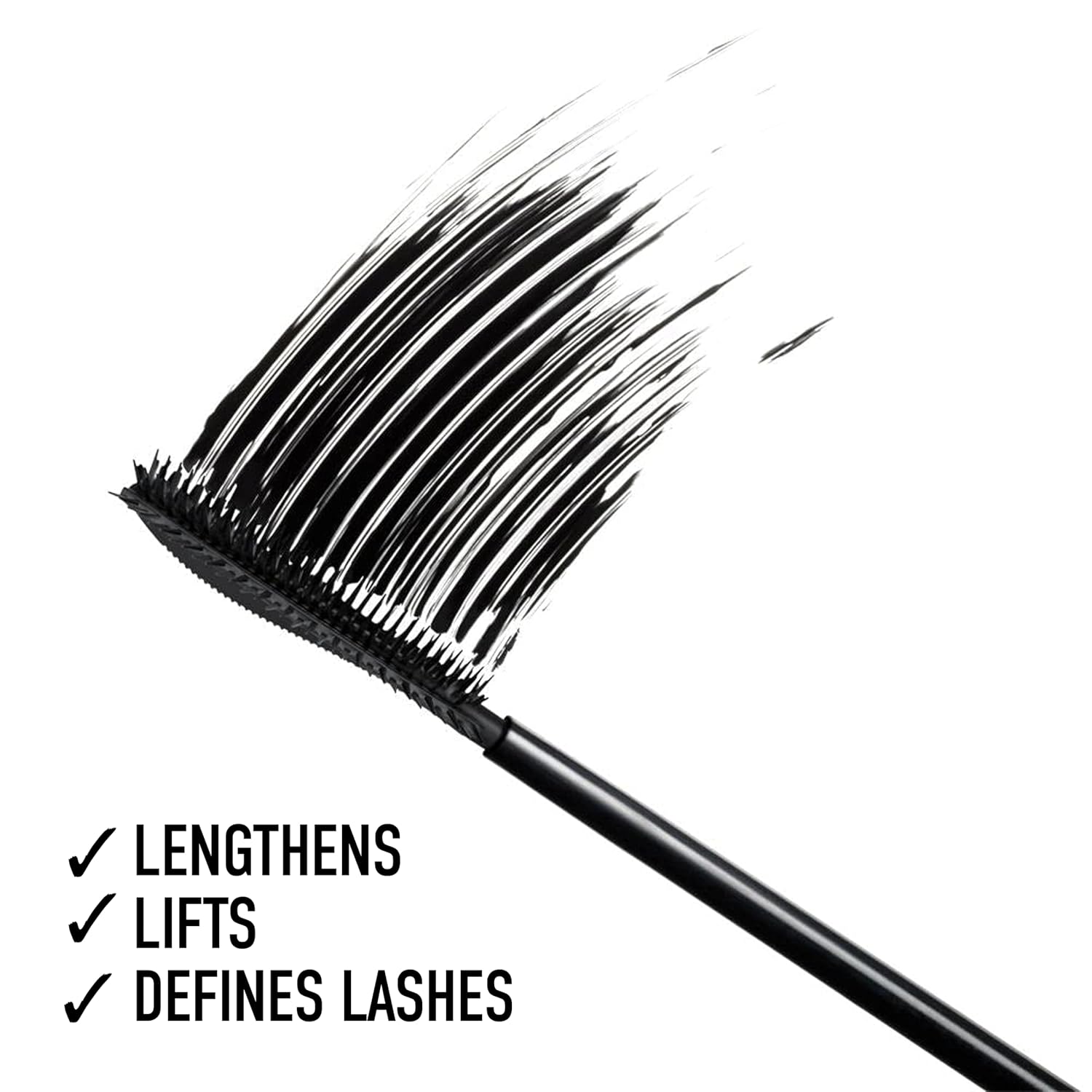 bareMinerals Strength & Length Serum-Infused Black Mascara with Plant-Based Lash Serum, Lengthens, Lifts & Defines for Healthier Lashes, Vegan
