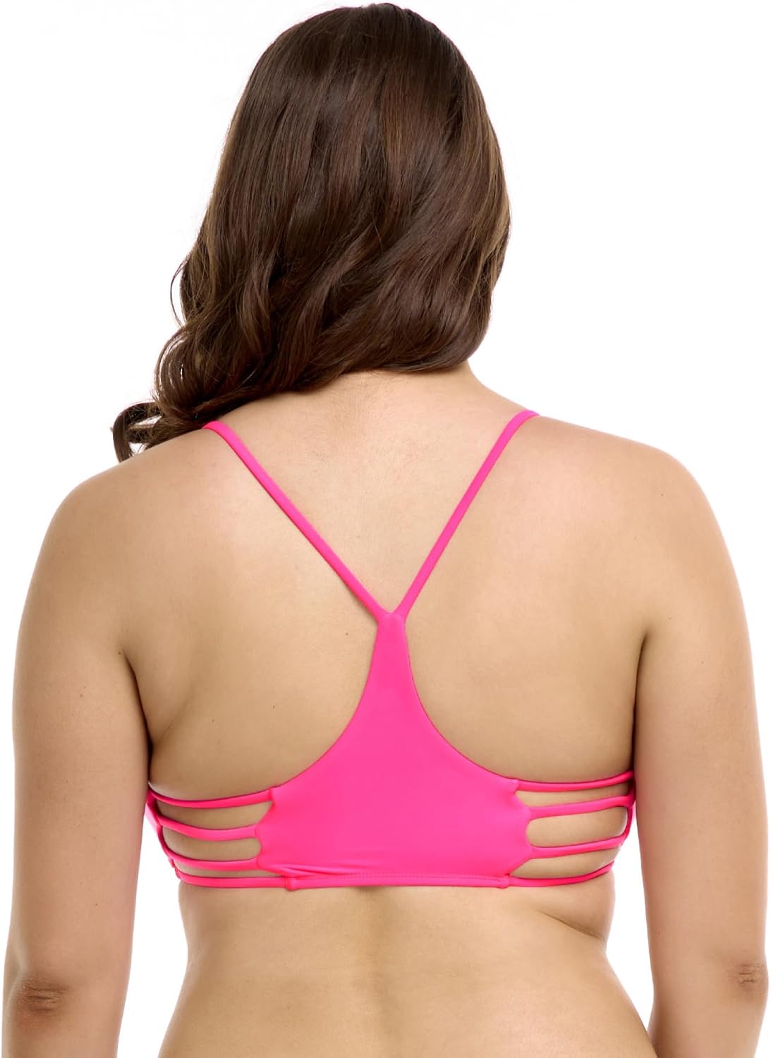 Body Glove Standard Smoothies Alani Solid Strappy Back Bikini Top for Women
