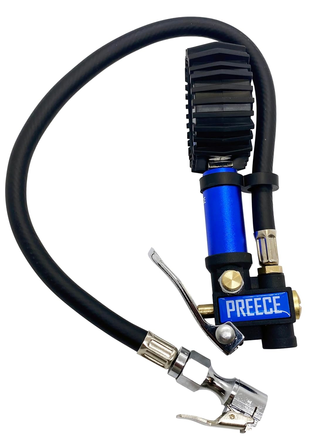 Preece 300PSI Digital Tire Pressure Gauge and Inflator with Accessory Kit