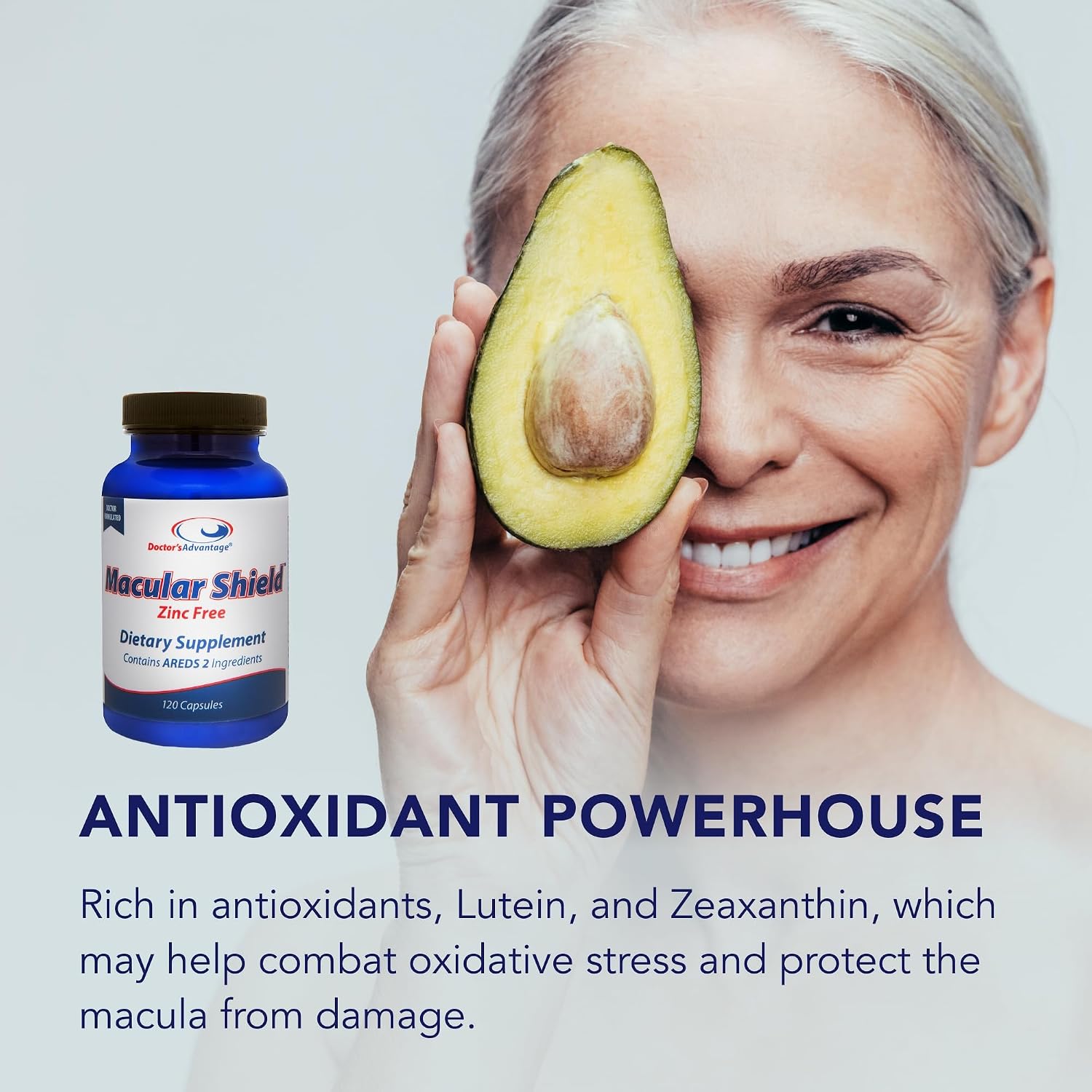 Doctor's Advantage Zinc-Free Eye Shield Vitamins, 120 Count
