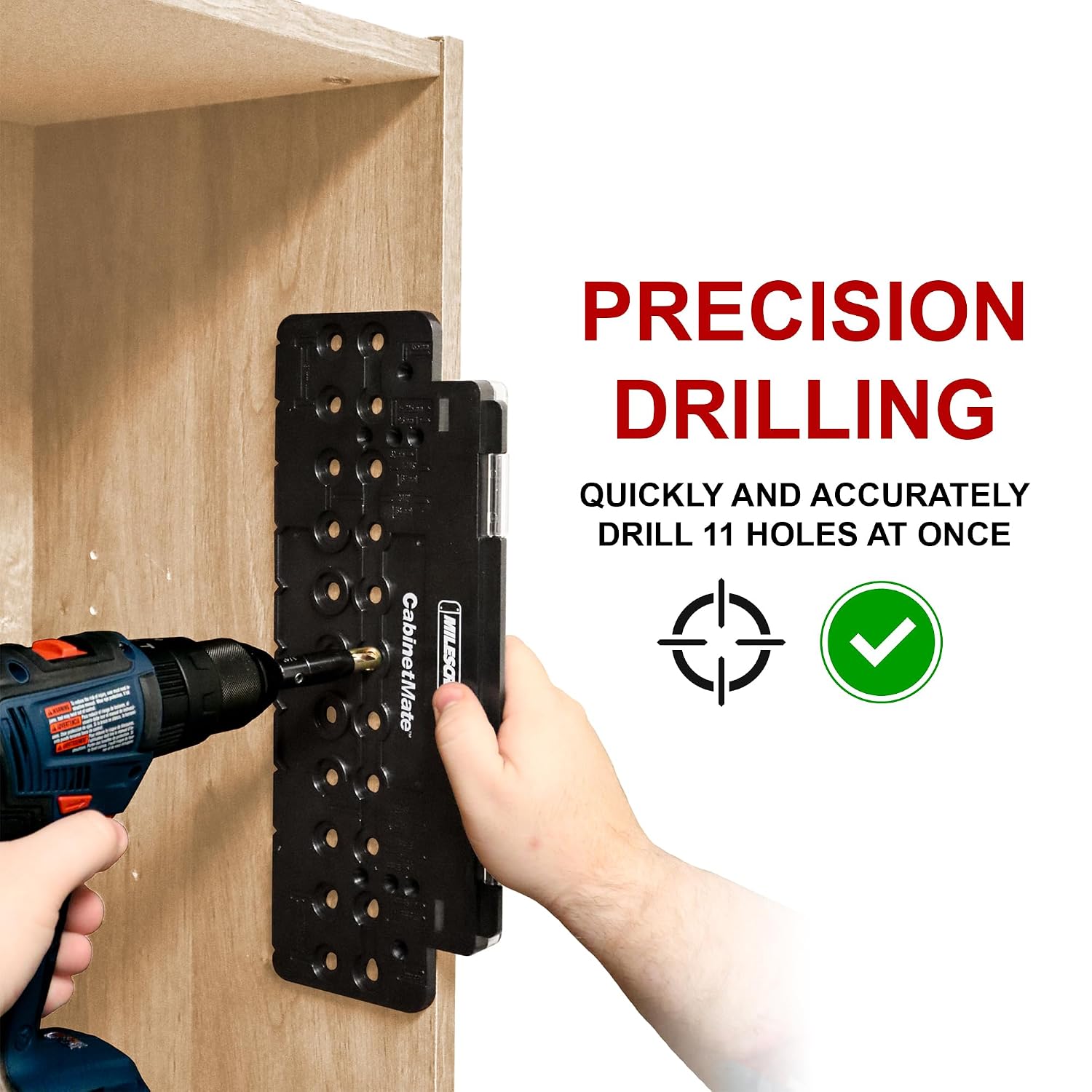 Milescraft 1316 CabinetMate - Shelf Pin Drilling Jig