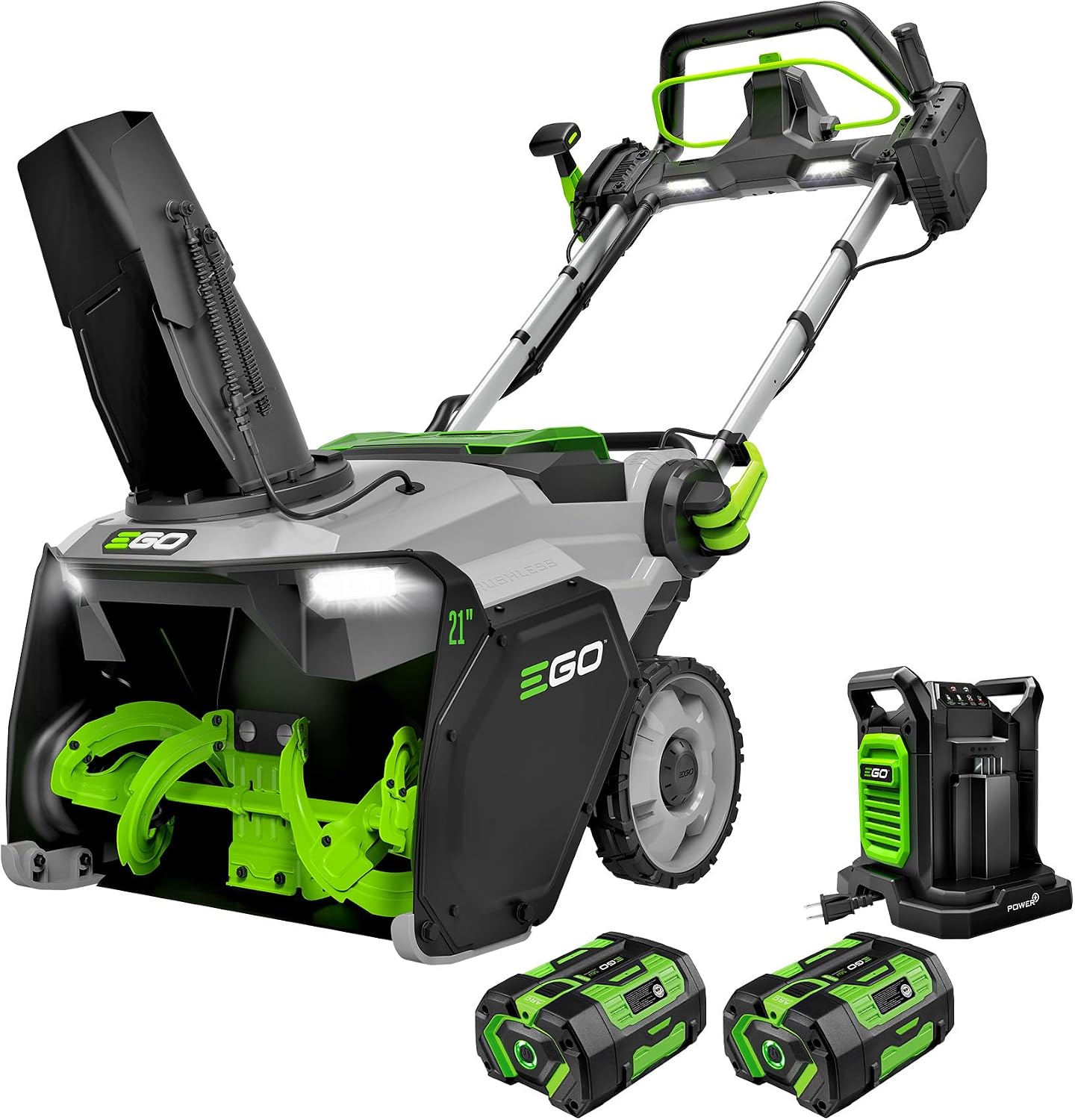 EGO SNT2405 24" Cordless Snow Blower Kit, Self Propelled, w/ 2 7.5Ah Batteries
