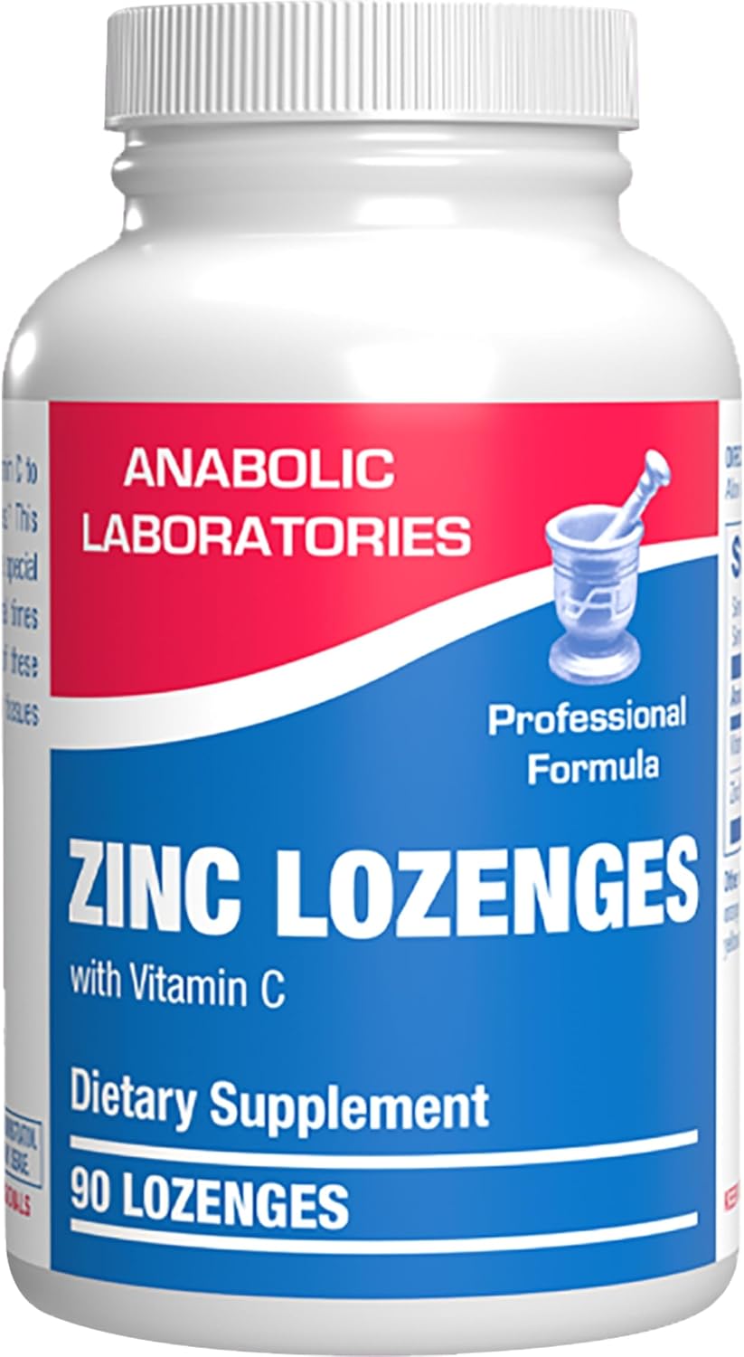 Zinc Lozenges with Vitamin C for Immune Support - High Absorption Vitamin C and Zinc Lozenges for Adults Daily and Seasonal Wellness - Tasty Immune