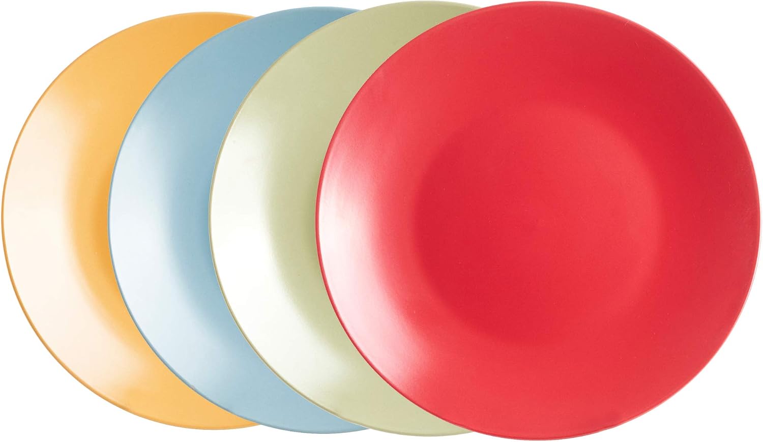Stoneware Two-Tone Colors Life 16pc Dinner Set，Outside Shiny Black + Inside Matte Glaze Olive