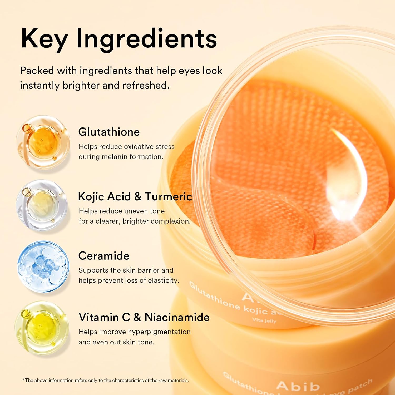 Abib Vegan Collagen Eye Patches for Wrinkles & Fine Line with Jericho Rose Jelly & Peptides, 60 Count, Korean Skin Care