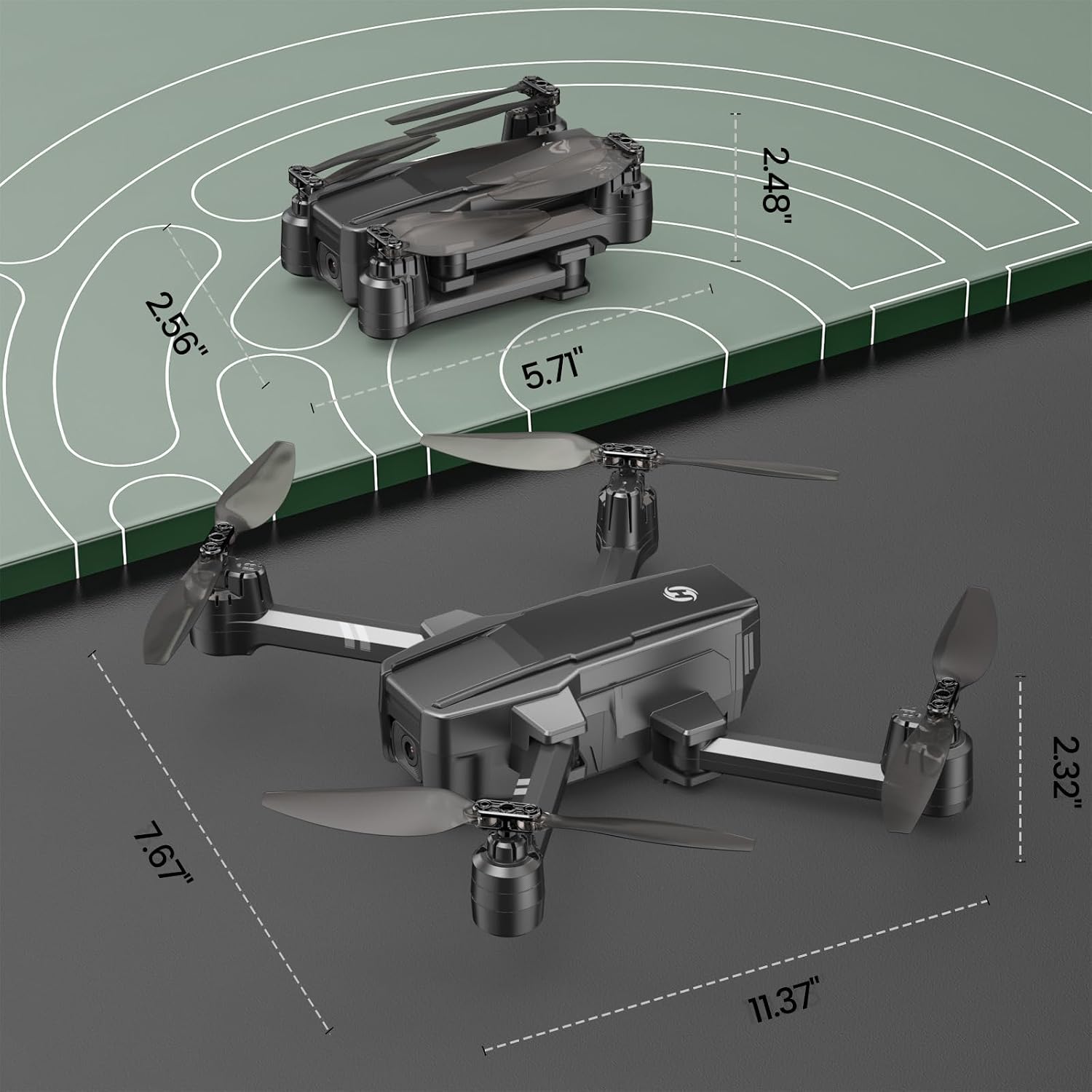 Holy Stone HS440 Foldable FPV Drone with 1080P WiFi Camera for Adult Beginners and Kids