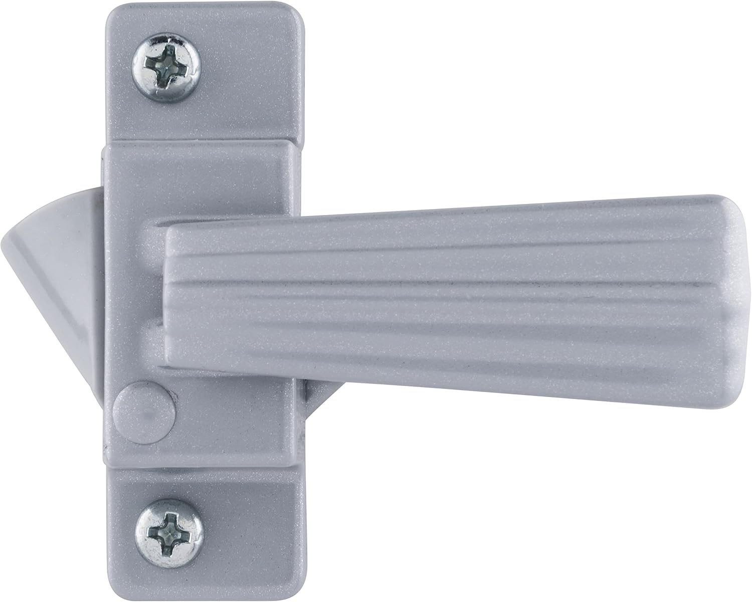 Wright Products - Free Hanging Push Button Door Latch for Screen and Storm Doors, Aluminum Grey | For Screen and Storm Doors