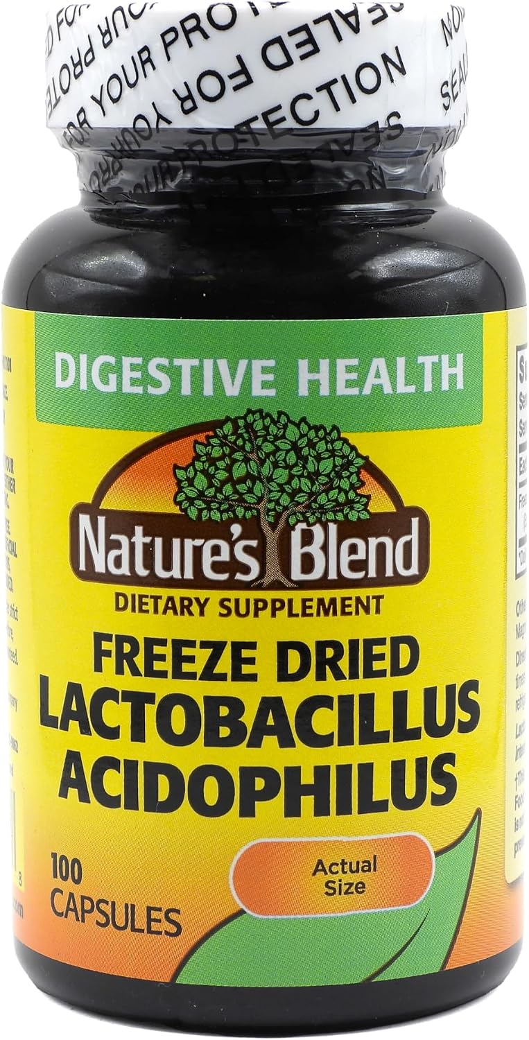 Freeze Dried Lactobacillus Acidophilus 100 Caps