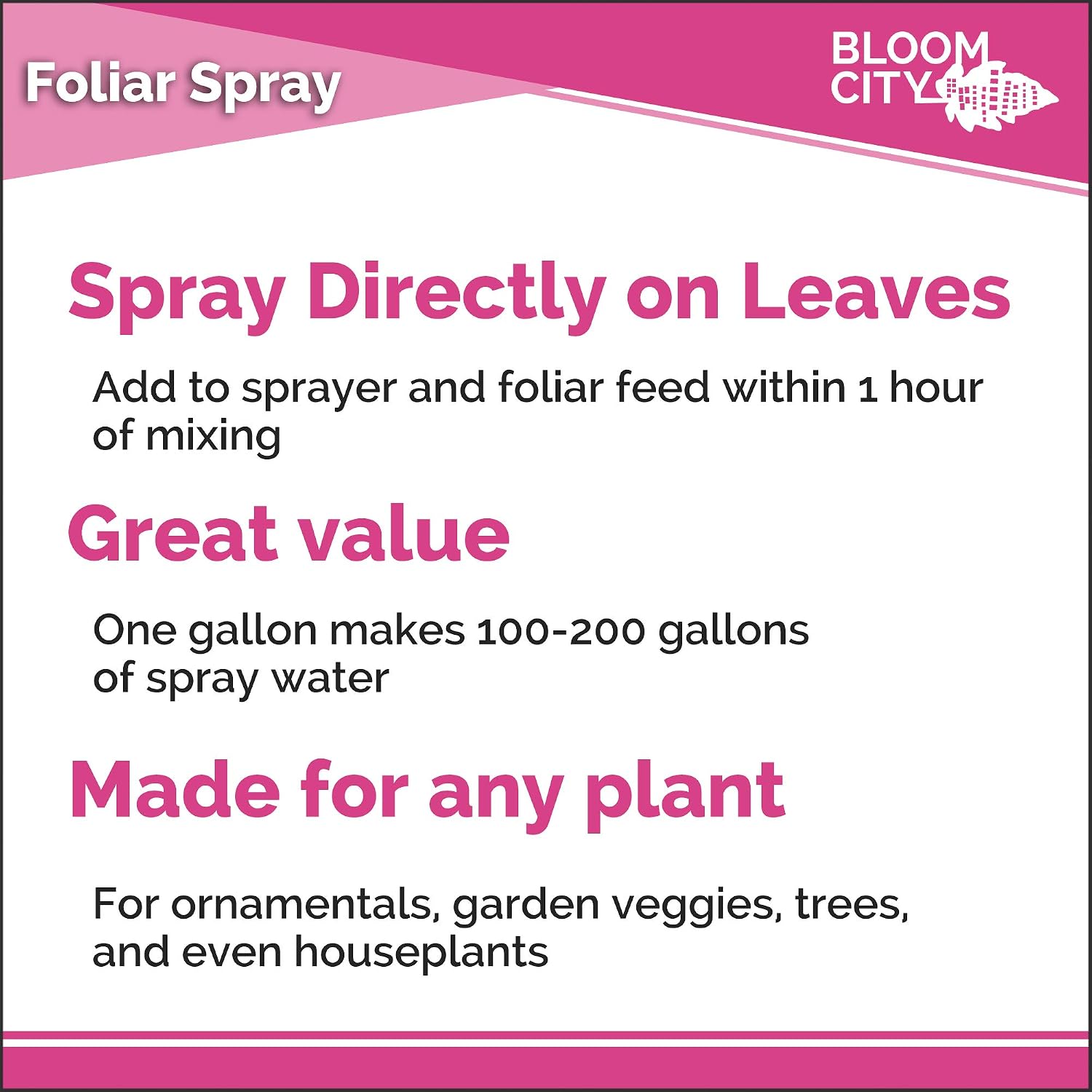 Bloom City Supergreen Organic Kelp Foliar Spray – Liquid Plant Supplement for Faster Nutrient Uptake, Greener Leaves & Vigorous Growth, 32 oz