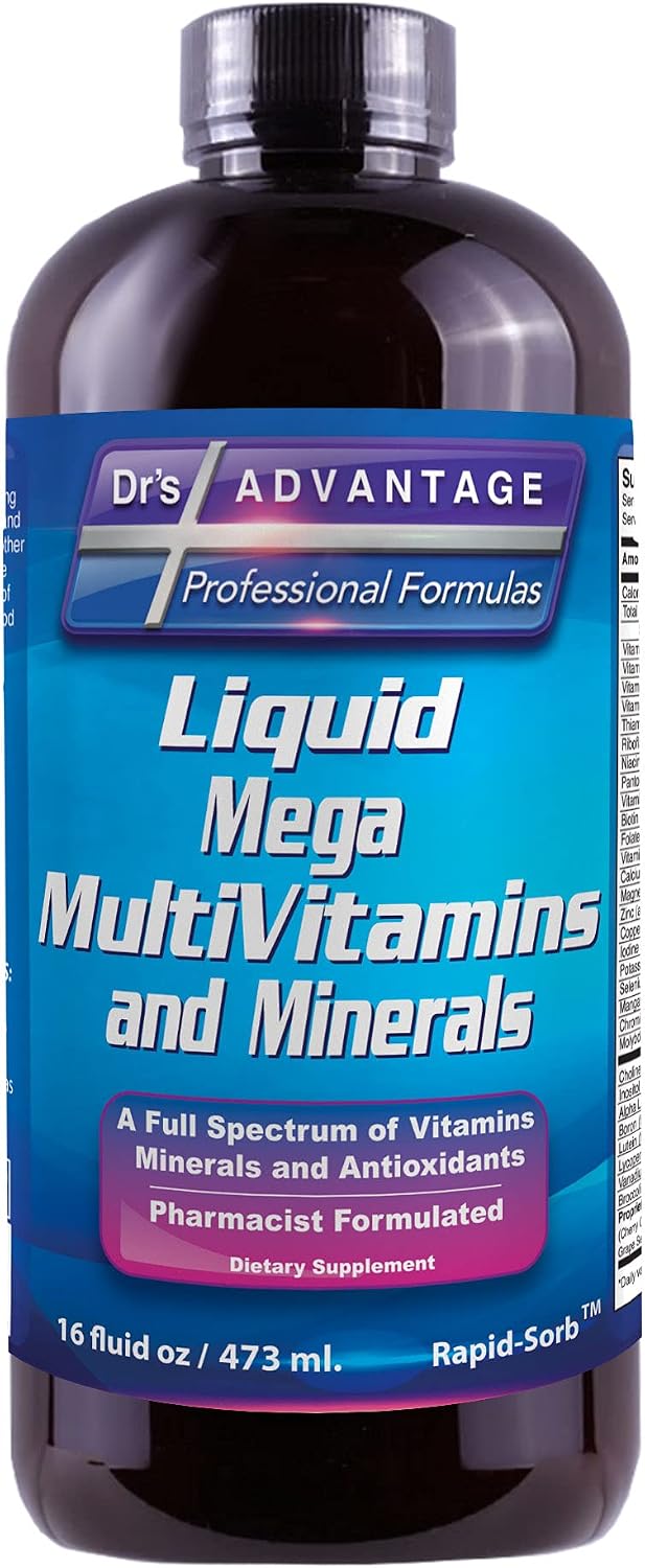 Liquid Mega MultiVitamins & Minerals 16oz. [Health and Beauty] | Health and Beauty