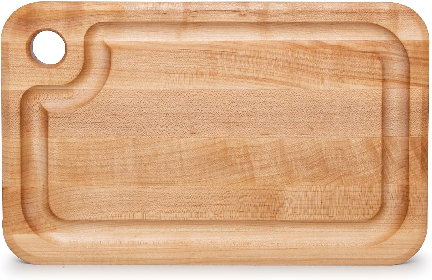 John Boos Prestige Series Rectangular Wooden Maple Cutting Board 16”x10” – 1.25” Thick, 6-lb Reversible Butcher Block with Juice Groove, Edge-Grain & Finger Grip Hole – Made in the USA | 1.25” Thick, 6-lb Butcher Block with Juice Groove, Edge-Grain & Fin…