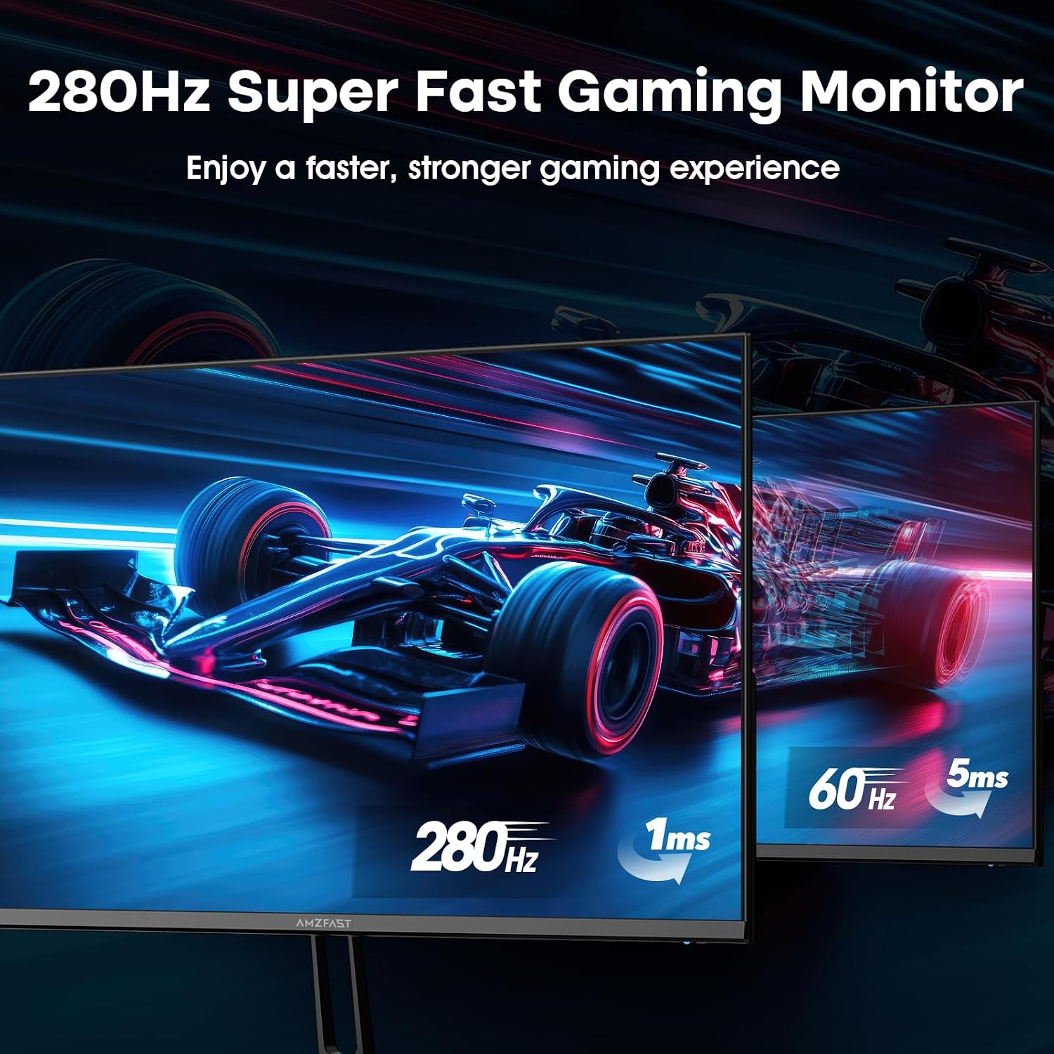 Amzfast 34 Inch Curved Monitor 240Hz UWQHD (3440x1440) Gaming Monitor, 1ms G-SYNC Compatible, 1500R, PIP/PBP, HDR400, 96% DCI-P3, Tilt/Swivel/Height Adjustable, TÜV Rheinland, HDMI 2.1, AMZG34C8 Pro