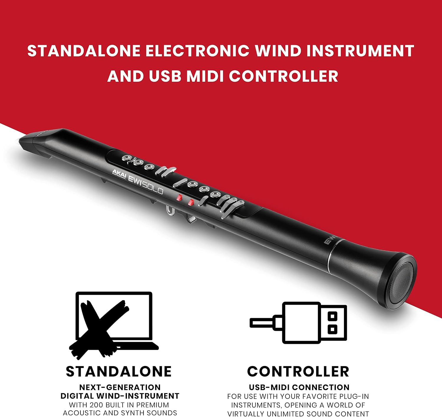 Akai Professional EWI Solo Electronic Wind Instrument