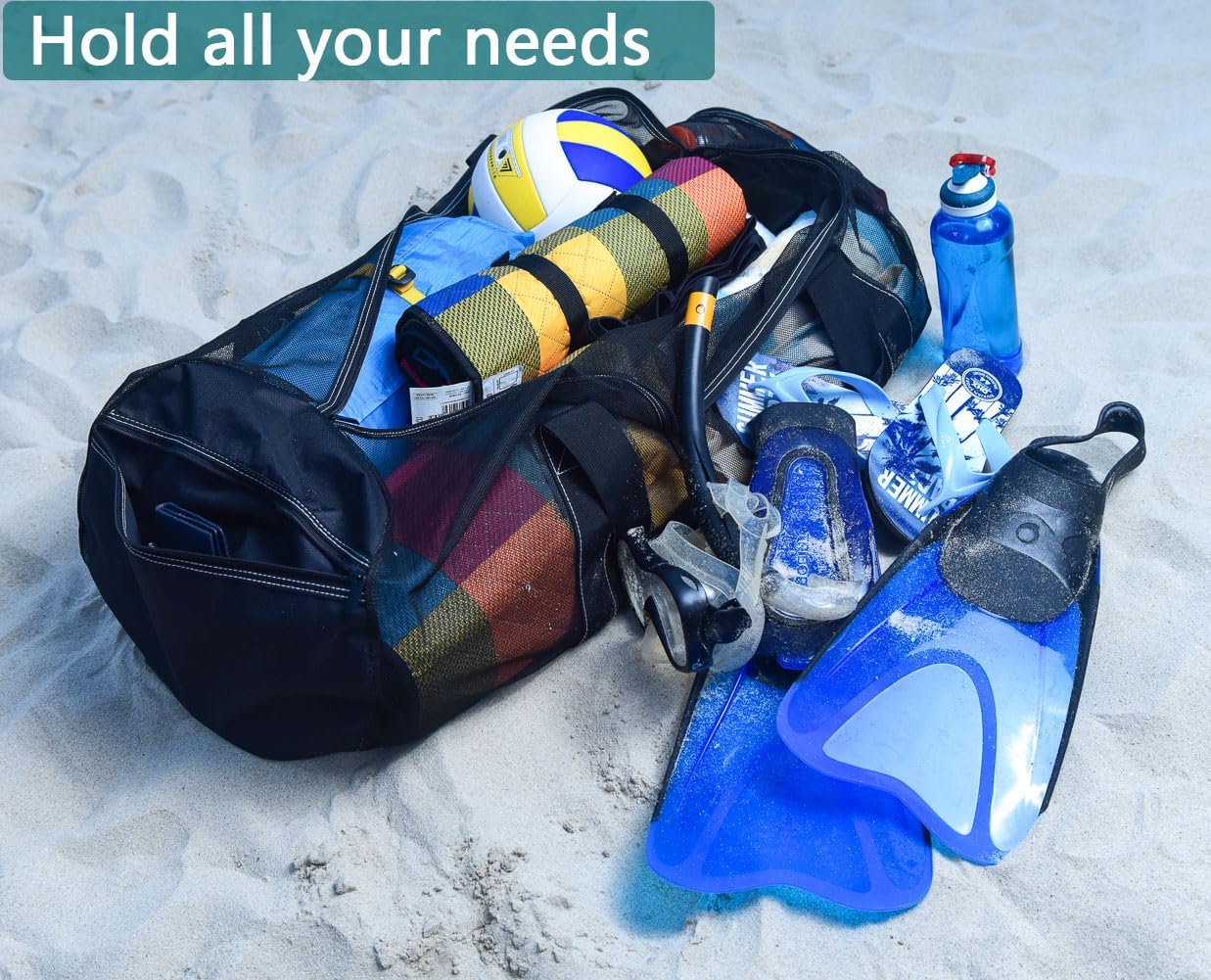 Bulex 37 Inch XXL Mesh Duffle Bag for Scuba Dive Gear