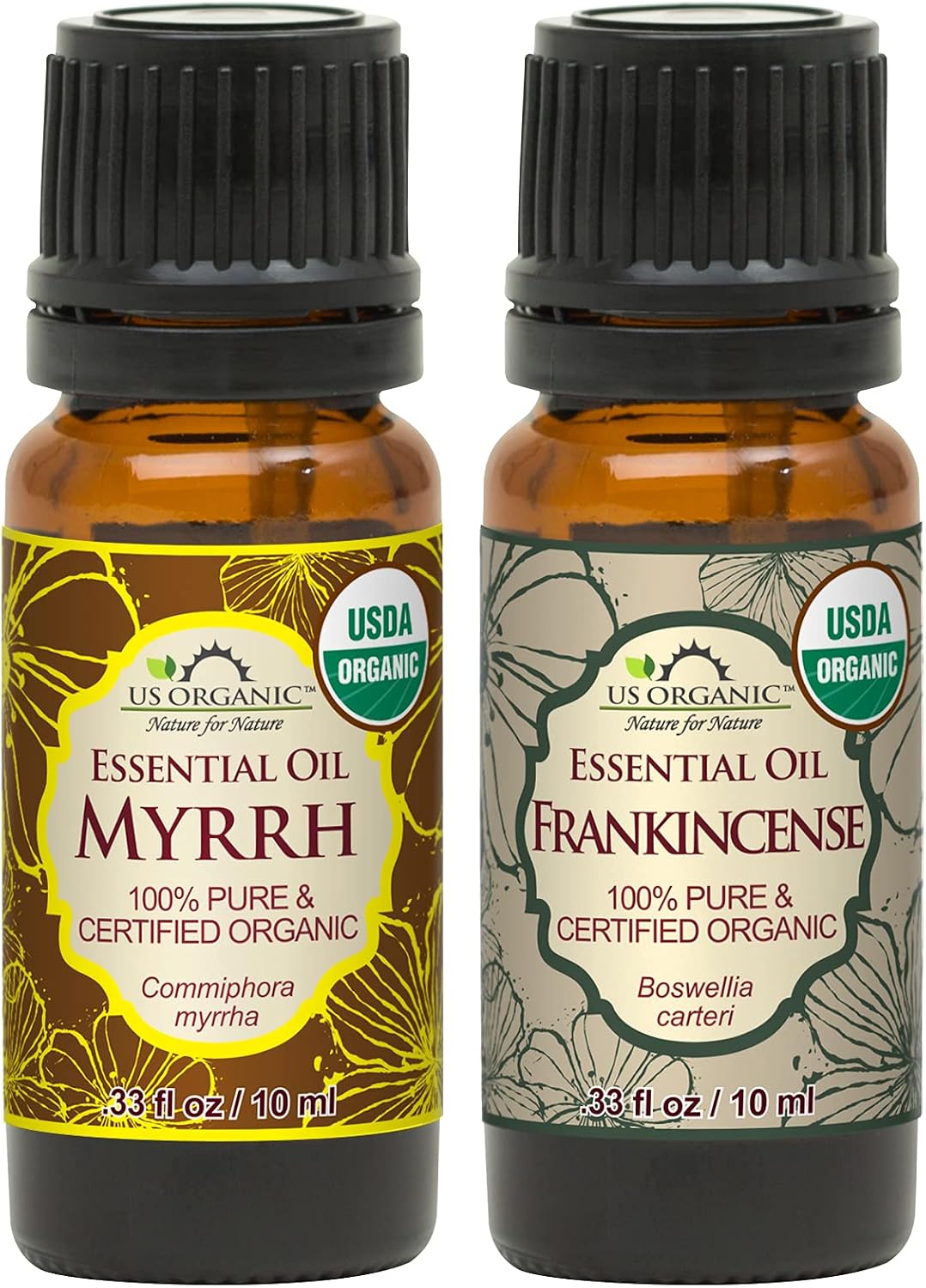 US Organic Moroccan Argan Oil, USDA Certified Organic,100% Pure & Natural, Cold Pressed Virgin, Unrefined, 2 Oz in Amber Glass Bottle, for Hair treatment, Skin, Nail, Cuticle, Sourced from Morocco.