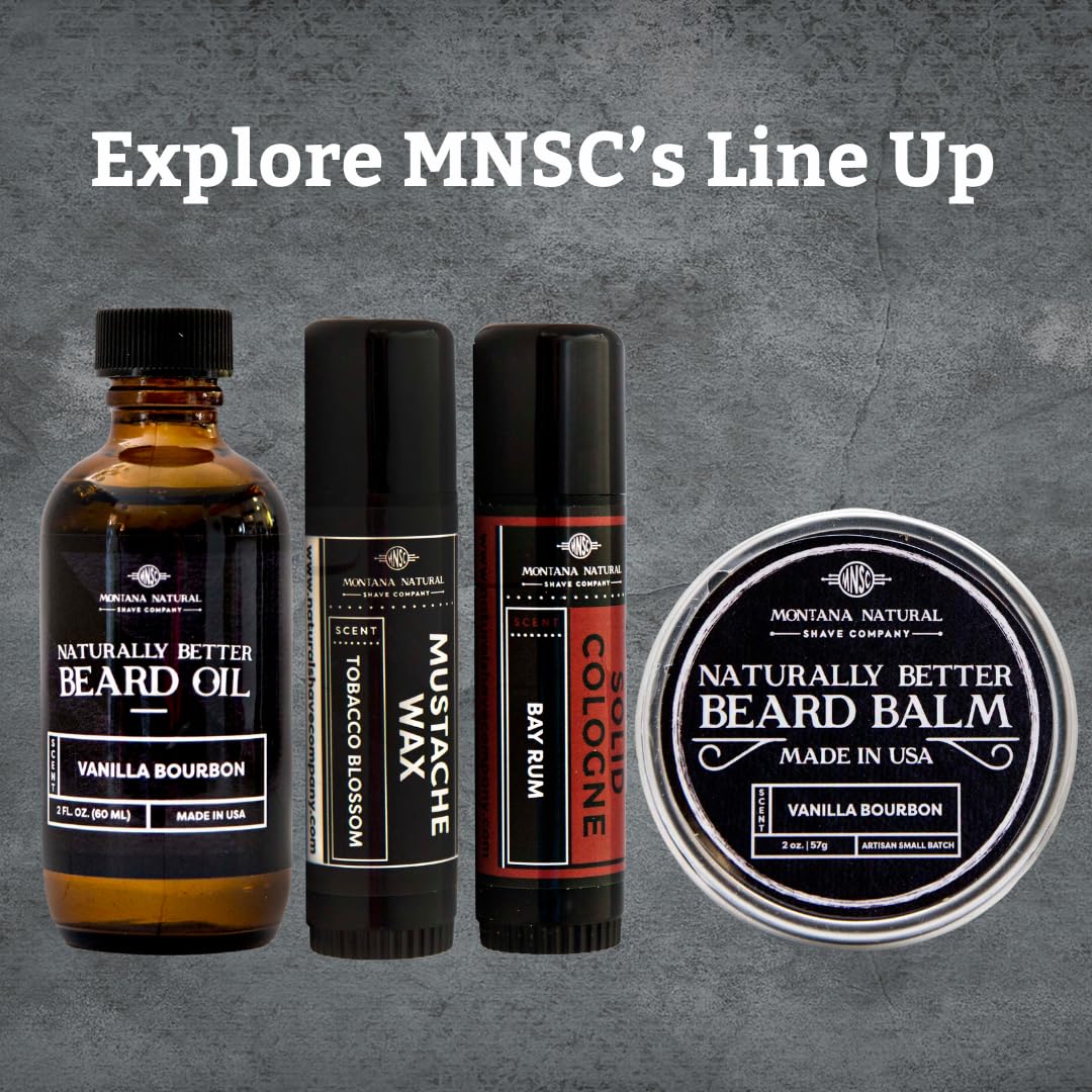 MNSC Mountain Man Artisan Small Batch Shave Soap for a Naturally Better Shave - Smooth Shave, Hypoallergenic, Prevent Nicks, Cuts, and Razor Burn