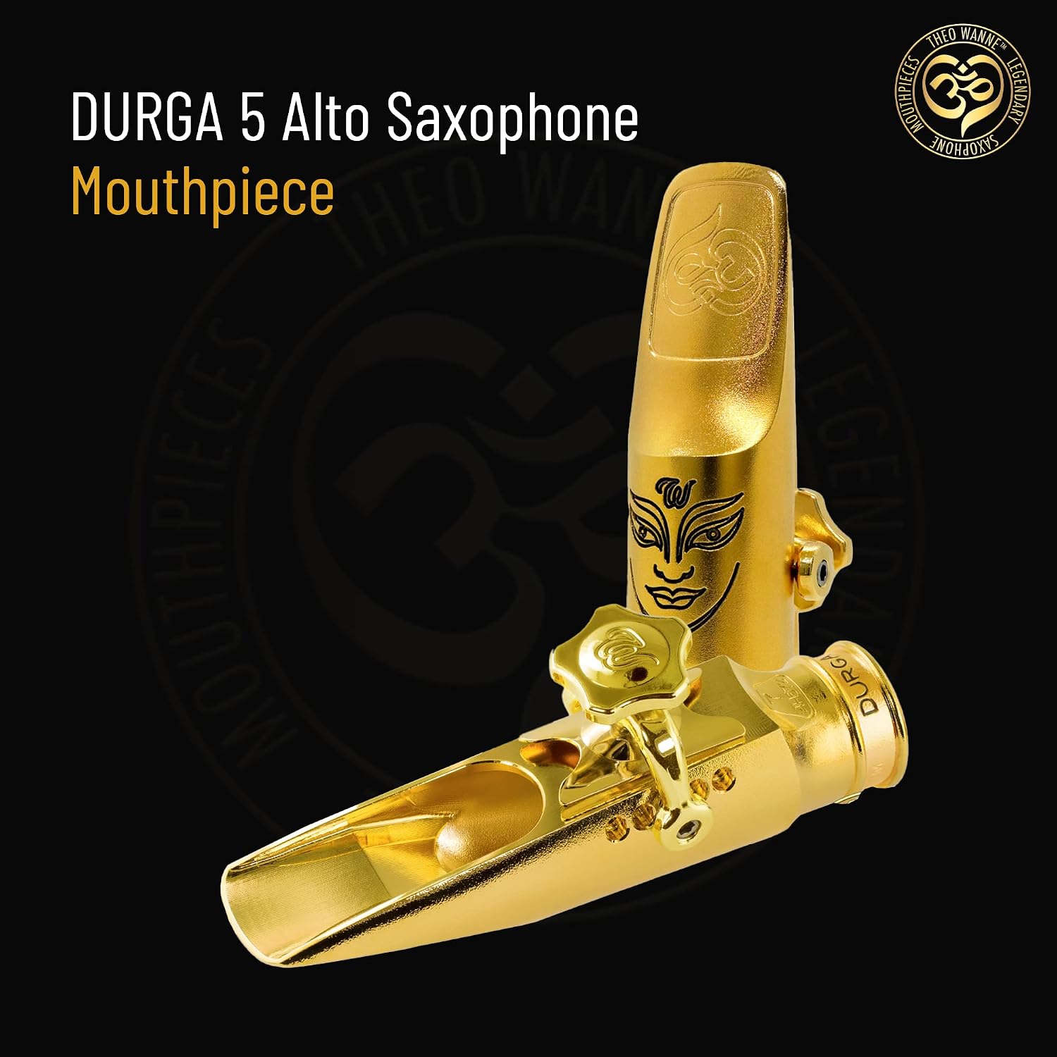 Theo Wanne Durga 5 Alto Saxophone Mouthpiece - Long Step Baffle & Large Chamber - Sensual Tone - Great for Jazz, R&B