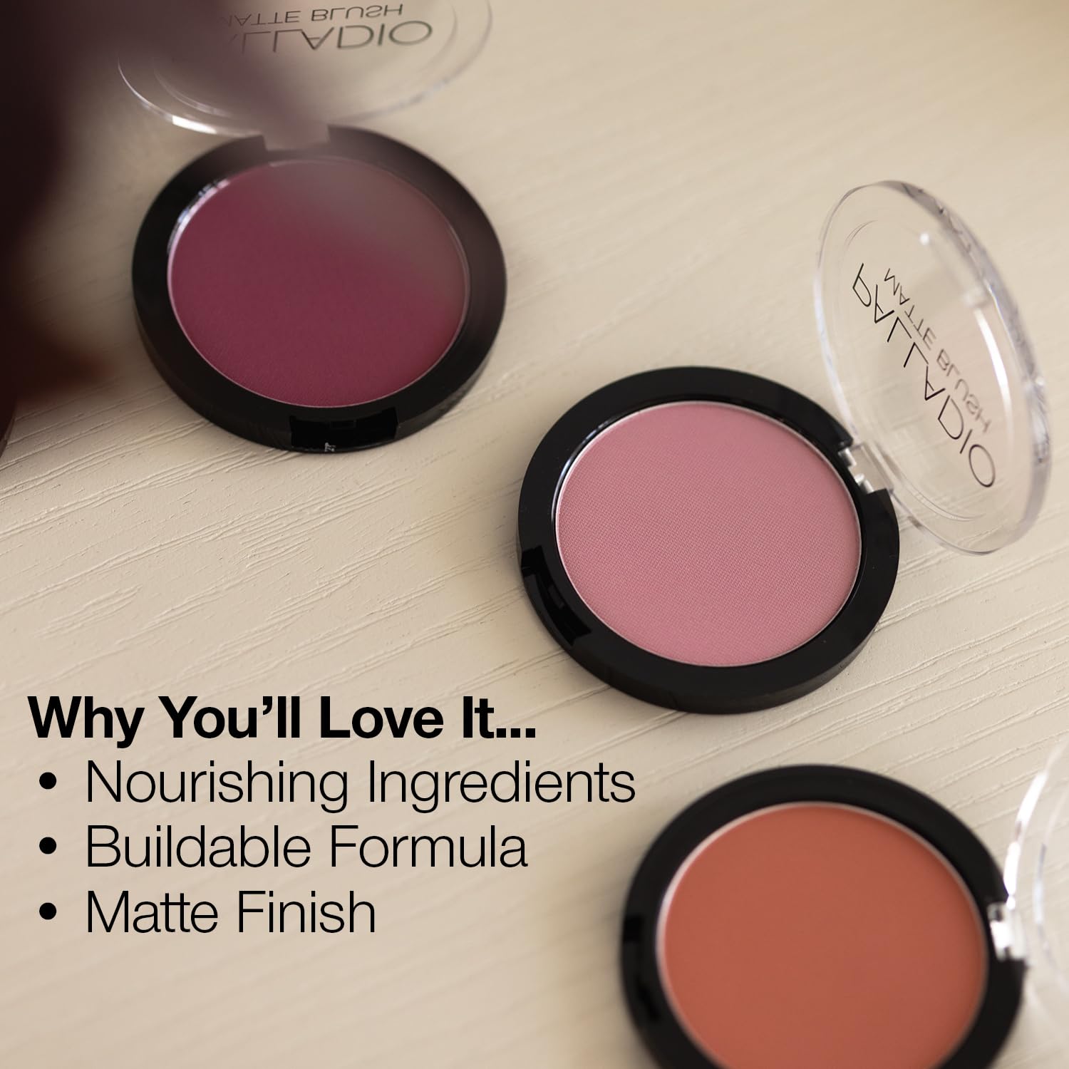 Palladio Matte Blush, Berry Pink
